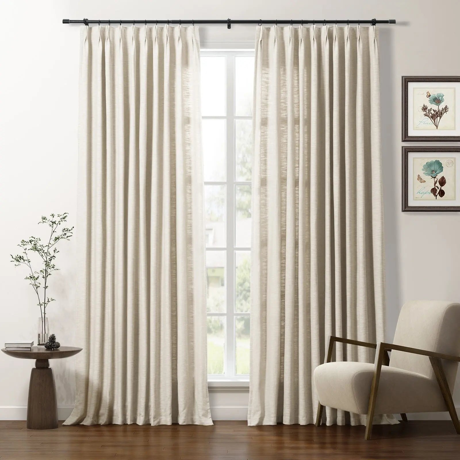 Cotton Blend Drapery Pleated | Cloe TWOPAGES