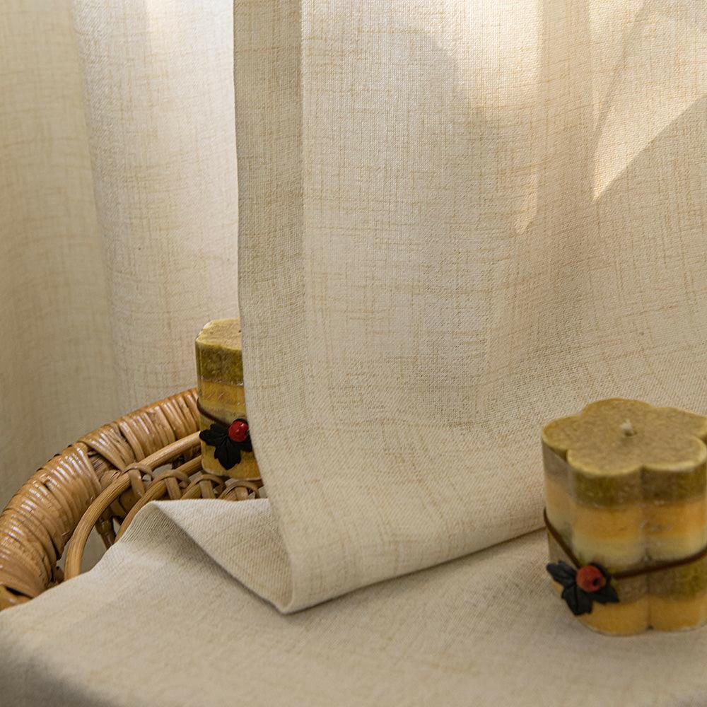 linen texture pleated drapery for elegant insulated living spaces