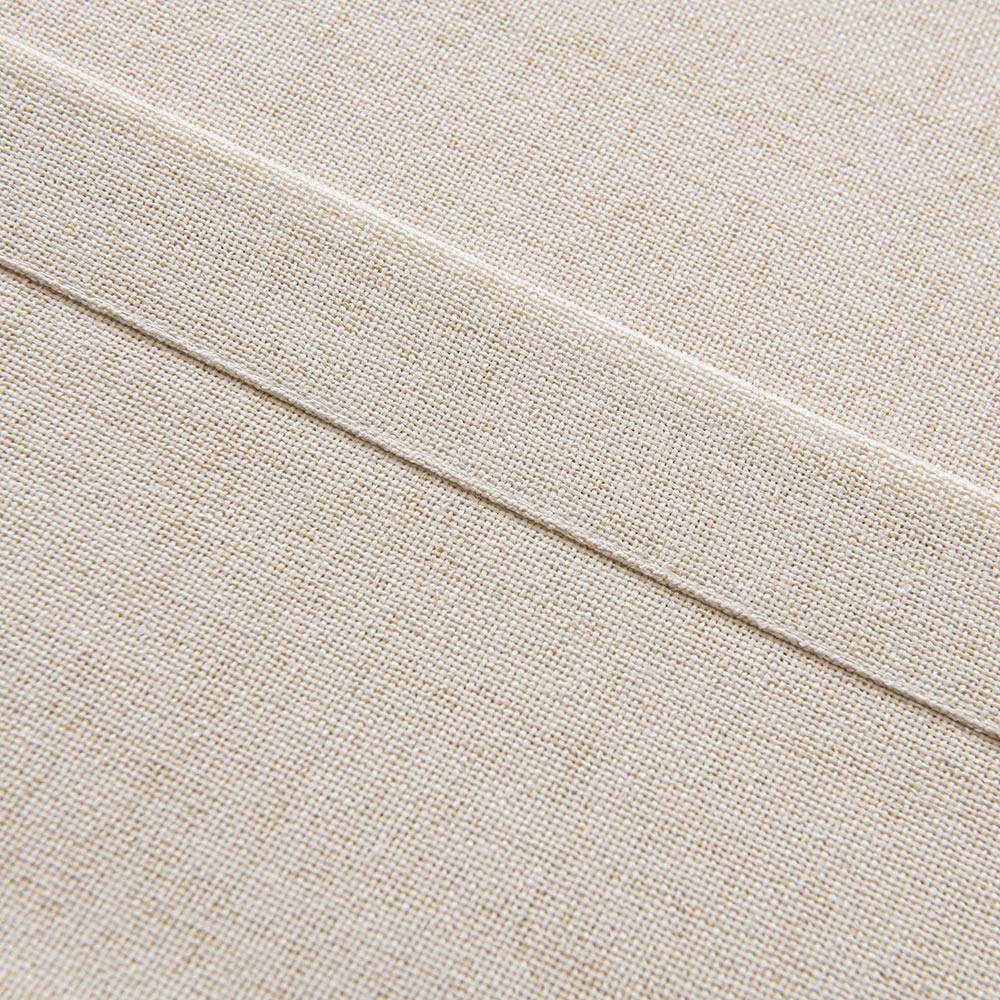 linen texture pleated drapery for elegant insulated living spaces