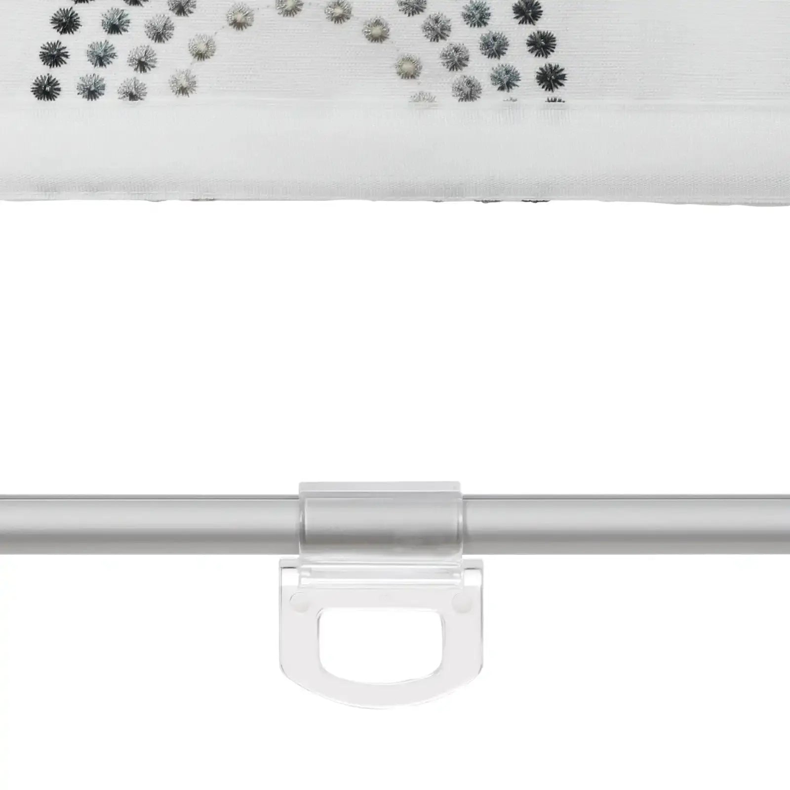 Linnea Linen Cotton Embroidered Roman Shade Cordless -TWOPAGES