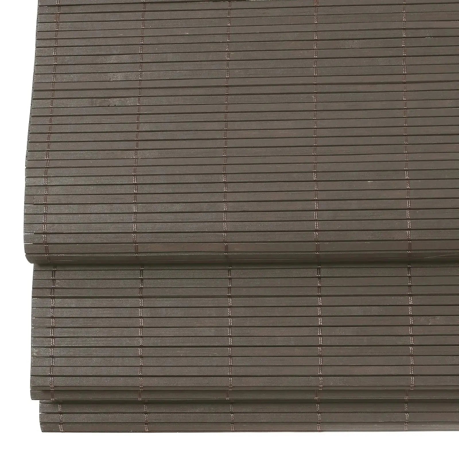 Sybil Bamboo Roman Shade - Dark Earth TWOPAGES CURTAINS