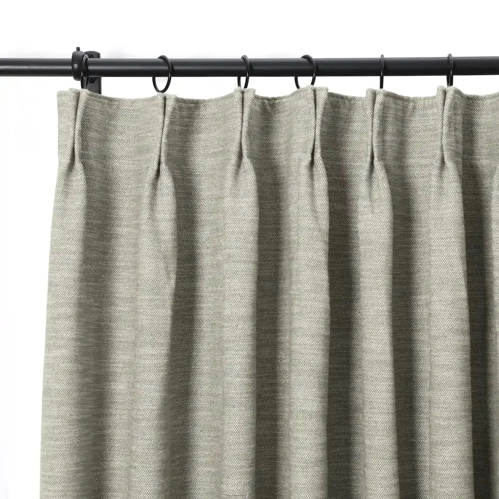 Cloe cotton blend pleated drapery for stylish insulated room design