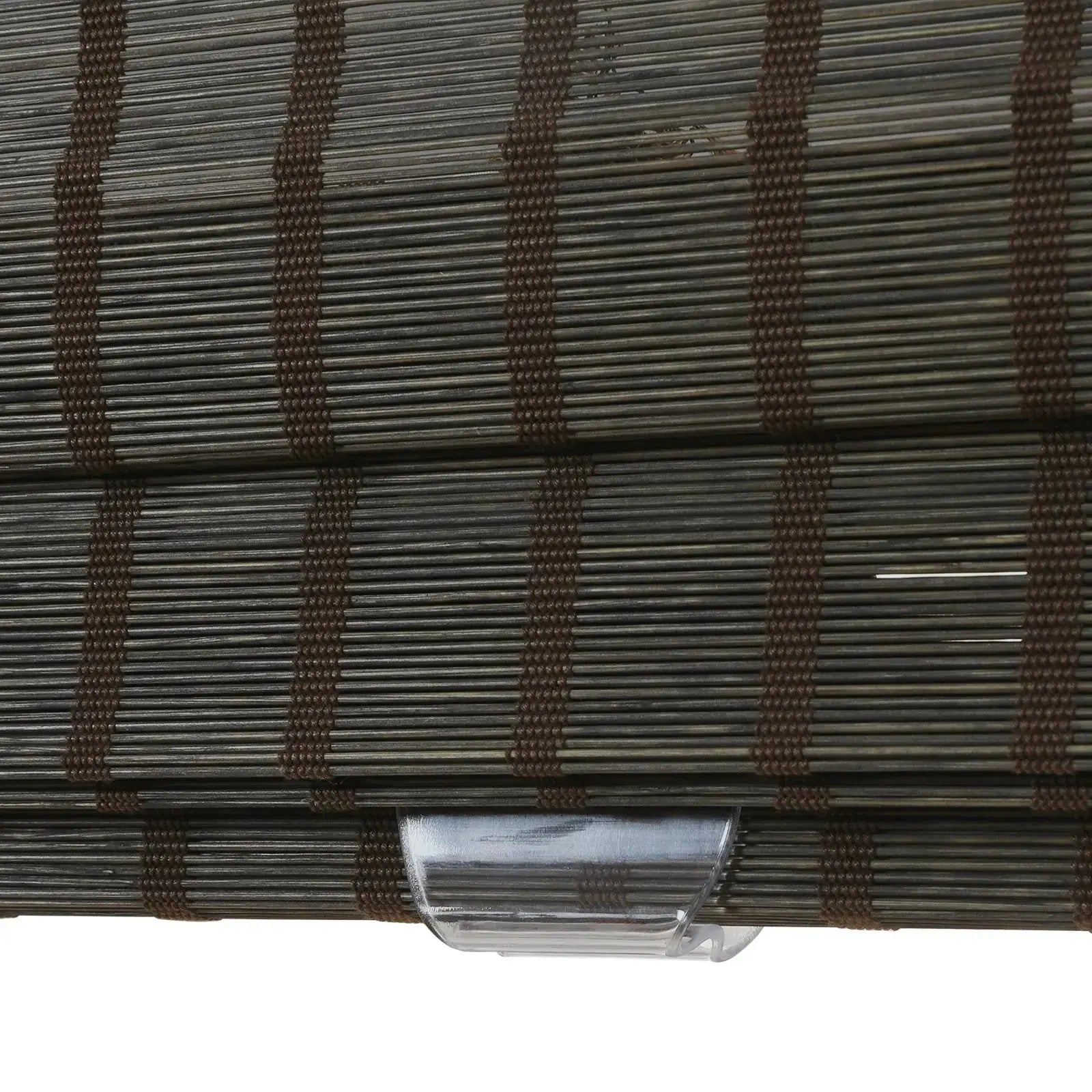 Sybil Bamboo Roman Shade - Deep Taupe TWOPAGES CURTAINS