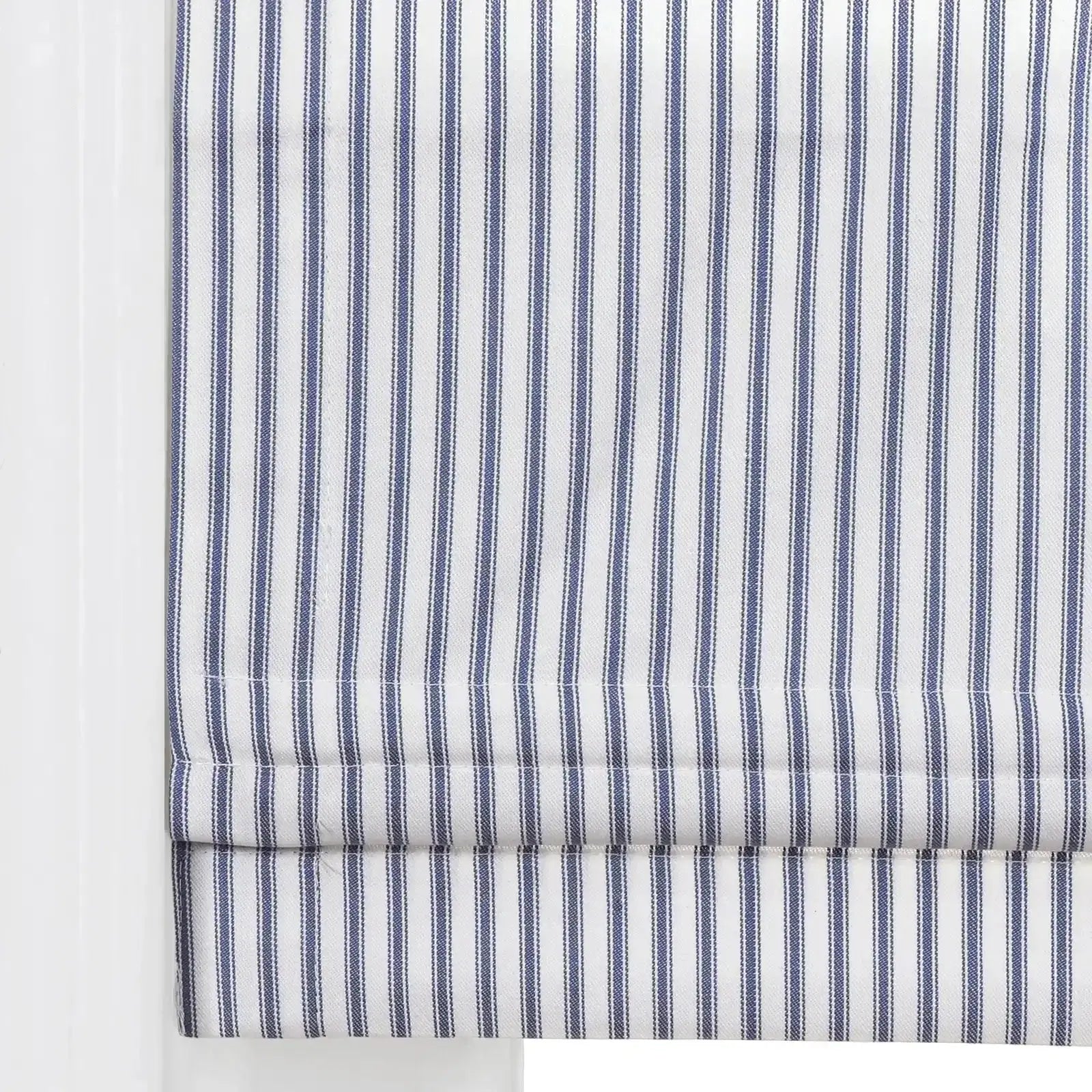 Jana Cordless Roman Shades 100% Cotton Striped -TWOPAGES