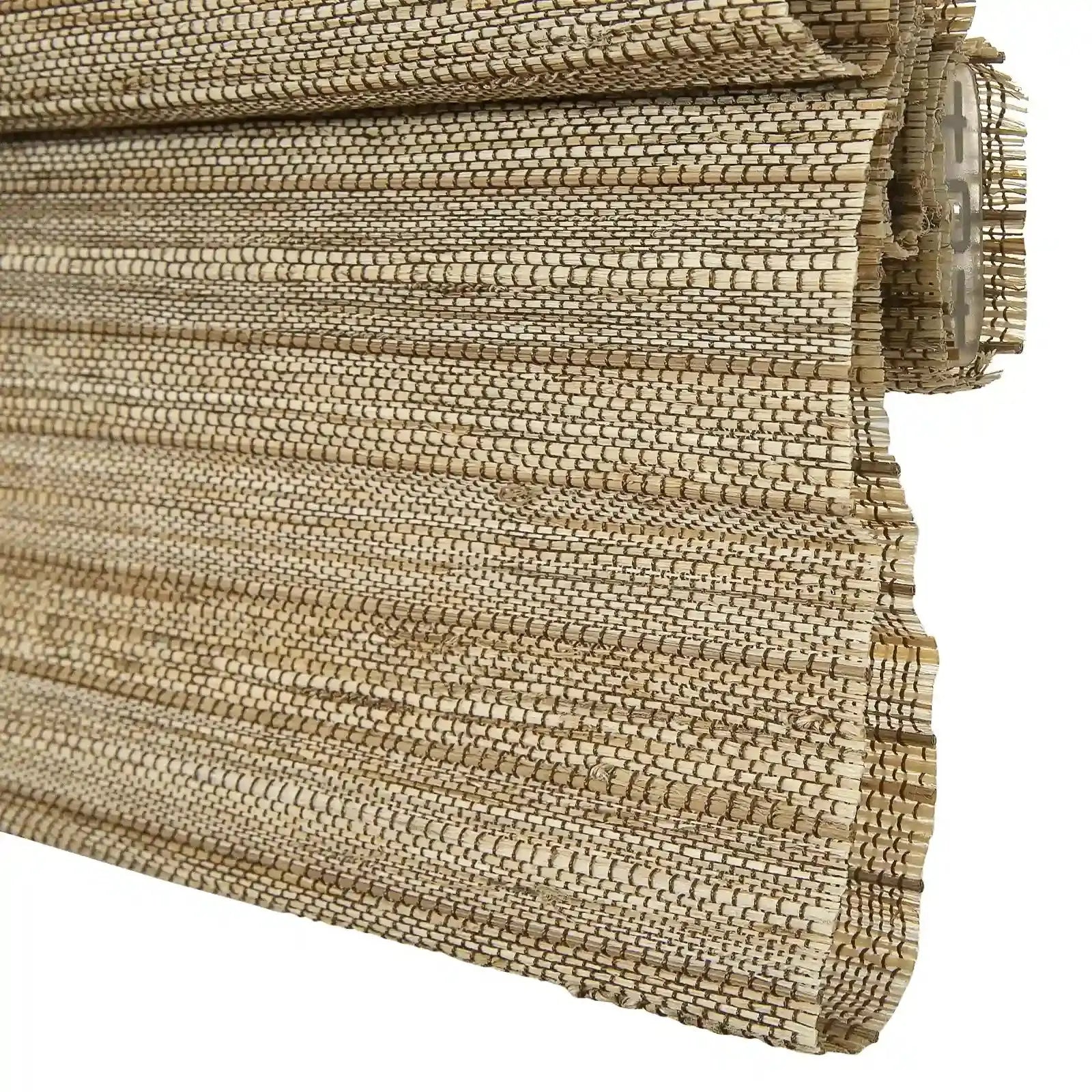 Rae Natural Ramie Jute Woven Wood Shades - Series M -TWOPAGES CURTAINS