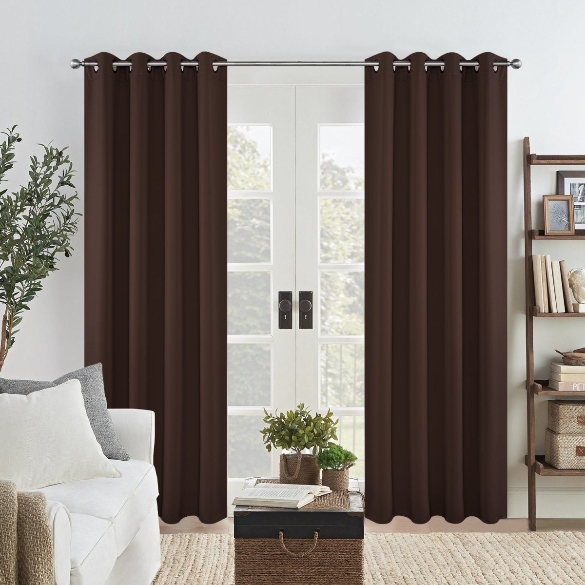 Joydeco Blackout Curtains Thermal Insulated Long Curtains& Drapes 2 Panels Set Various sizes and colors, suitable for living room and bedroom windows (Copy)