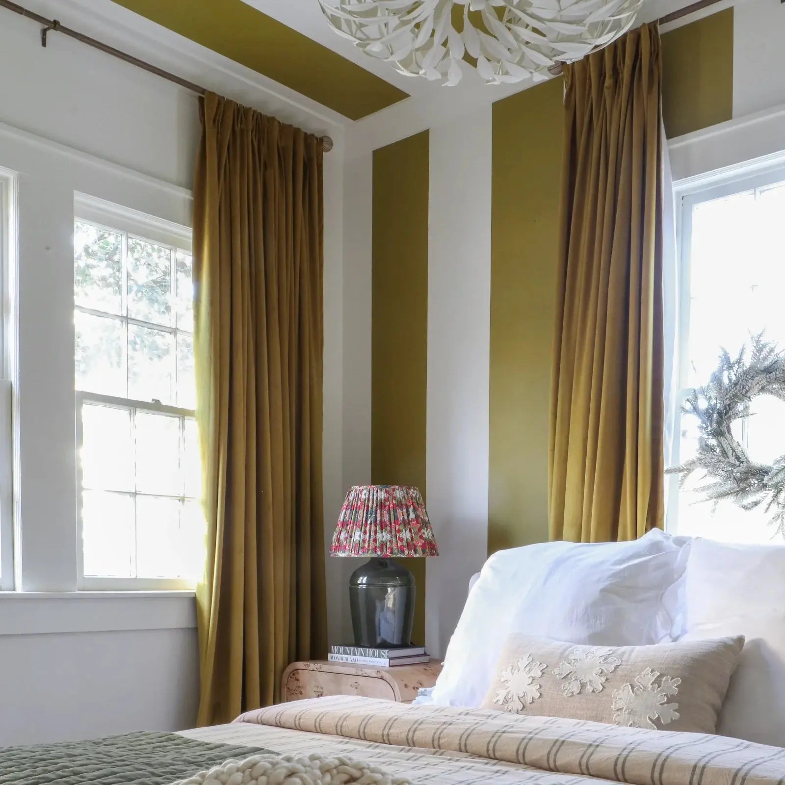 Birkin velvet pleated drapery for elegant insulated room style