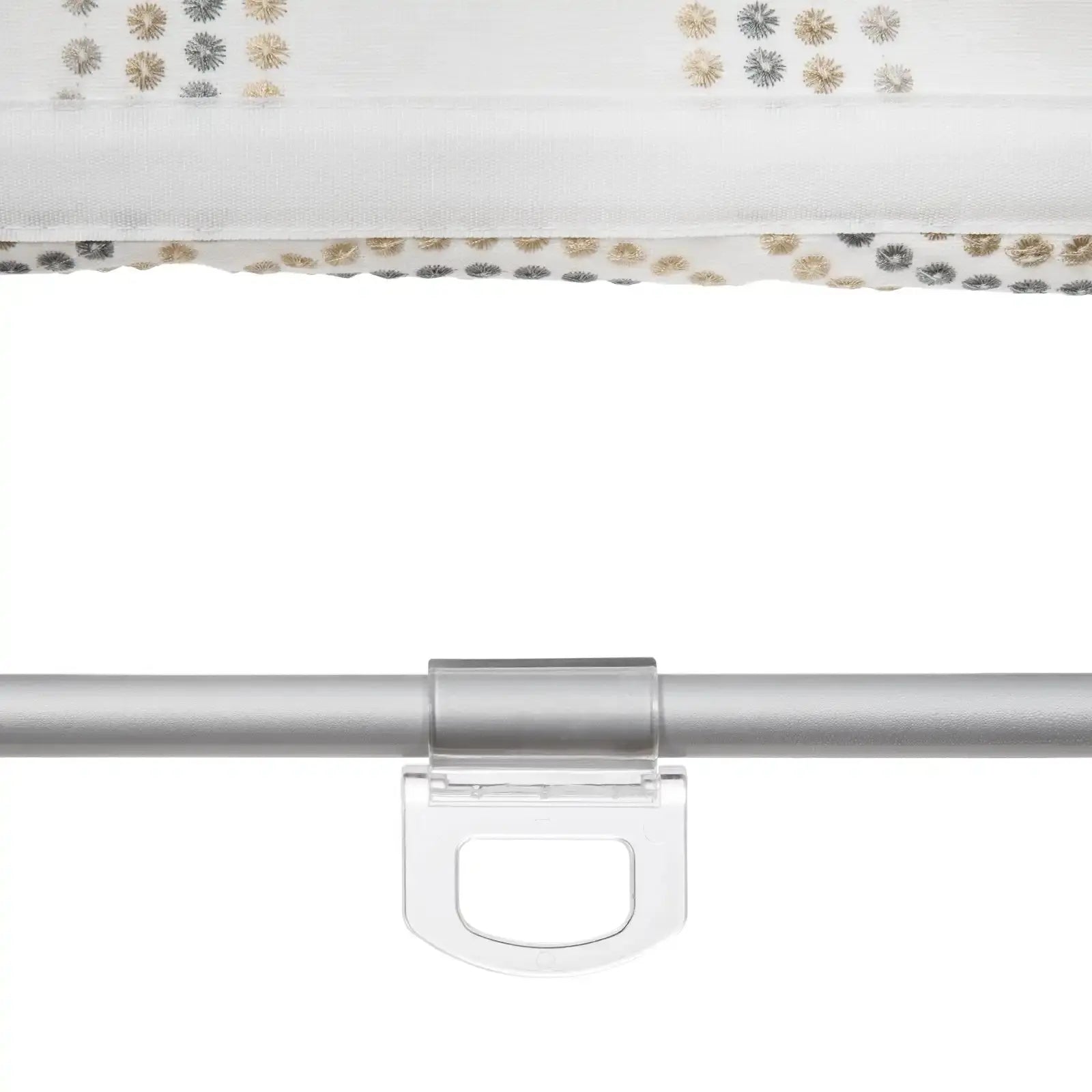 Linnea Linen Cotton Embroidered Roman Shade Cordless -TWOPAGES