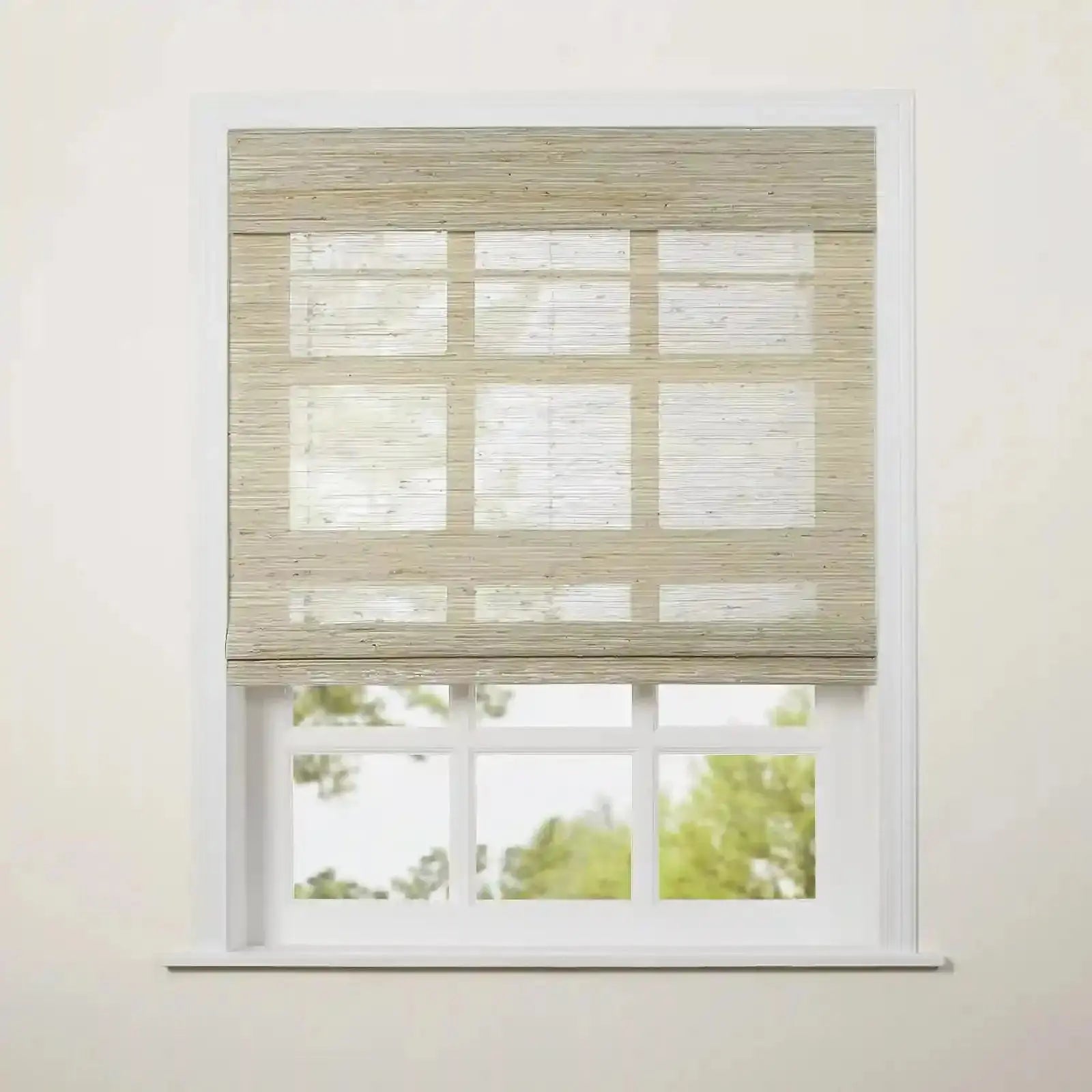 Rae Top Down Bottom Up Woven Wood Shade Cordless - Series C -TWOPAGES CURTAINS