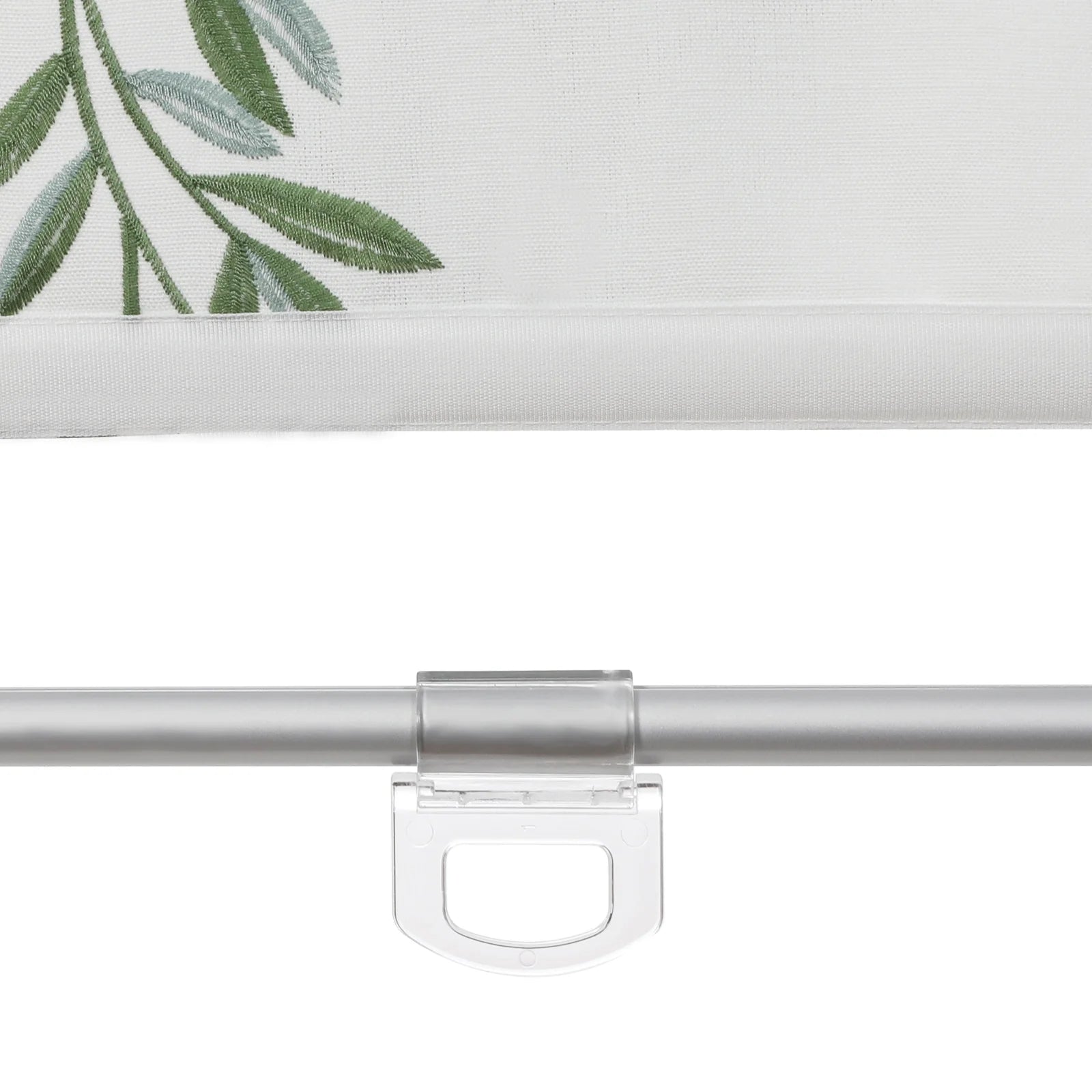 Linnea Linen Cotton Embroidered Roman Shade Cordless -TWOPAGES