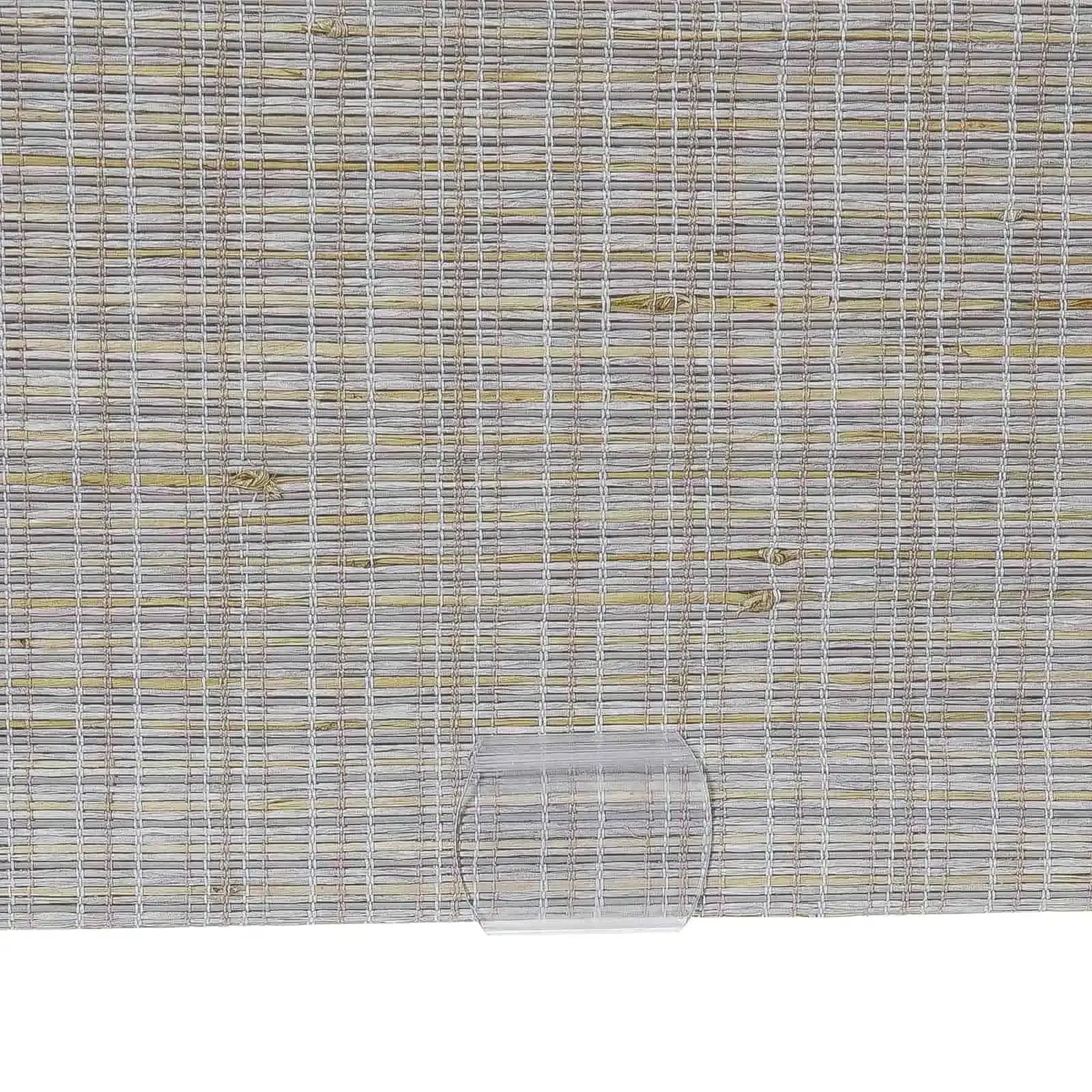 Rae Natural Ramie Flax Woven Wood Shades - Series C -TWOPAGES CURTAINS