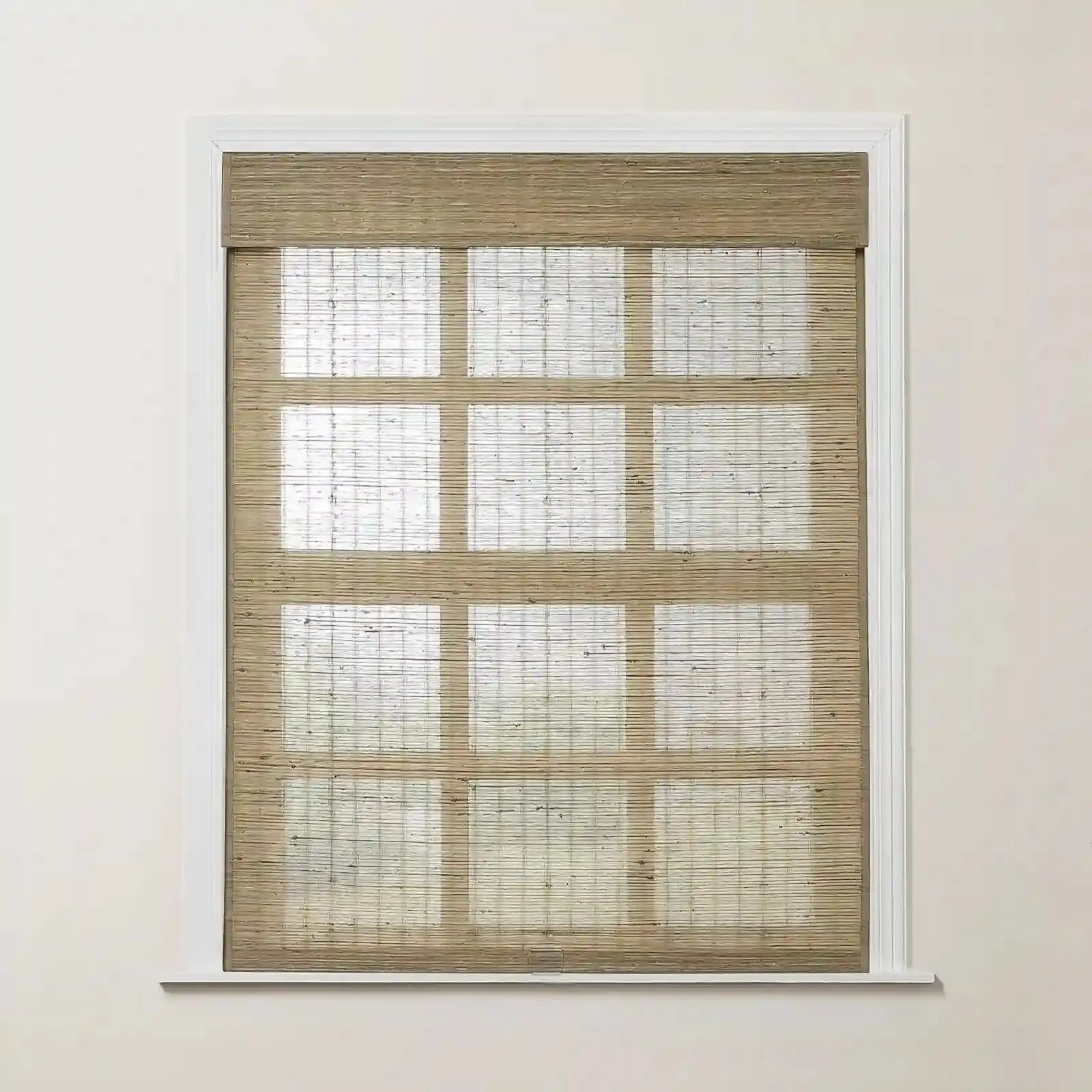 Rae Natural Ramie Jute Woven Wood Shades - Series M -TWOPAGES CURTAINS