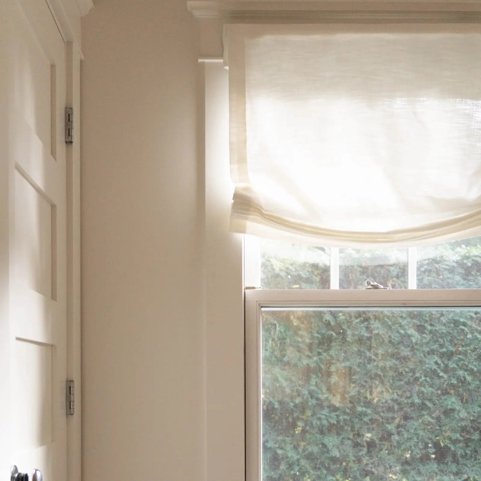 Custom Relaxed Roman Shades Cord Lift- -TWOPAGES