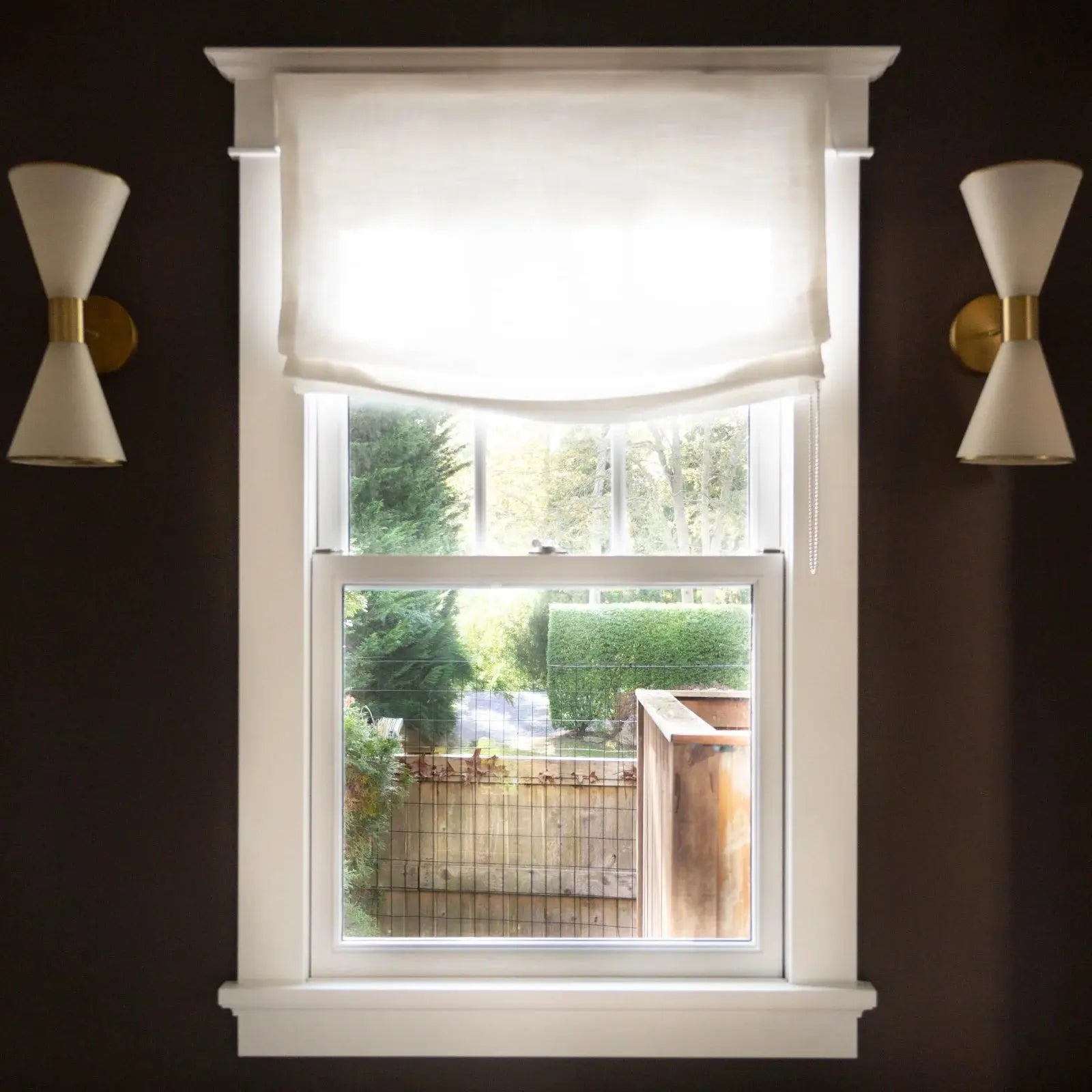 Custom Relaxed Roman Shades Cord Lift- -TWOPAGES
