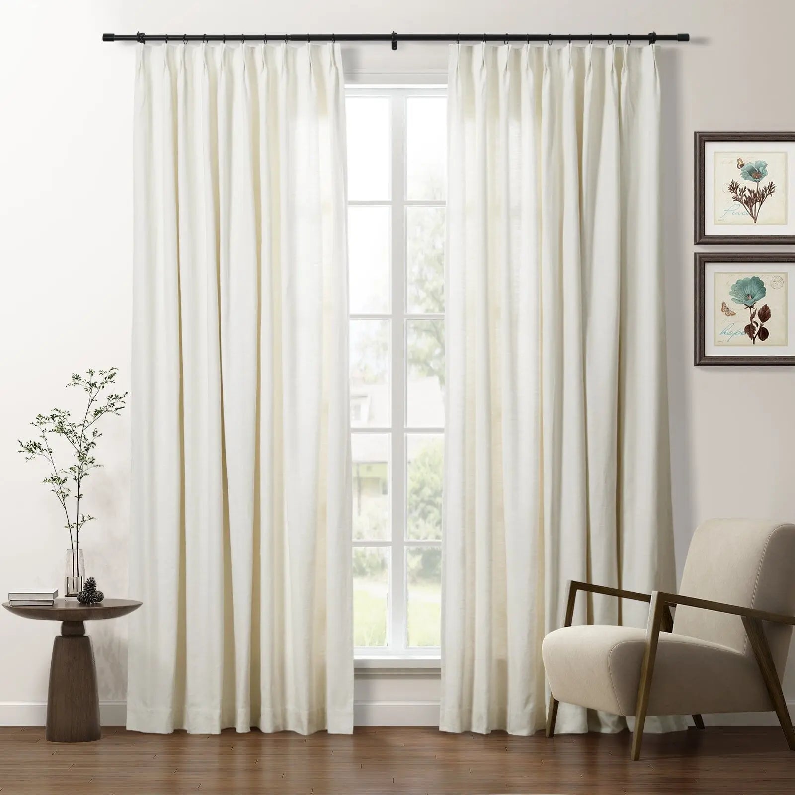 Cotton Blend Drapery Pleated | Cloe TWOPAGES