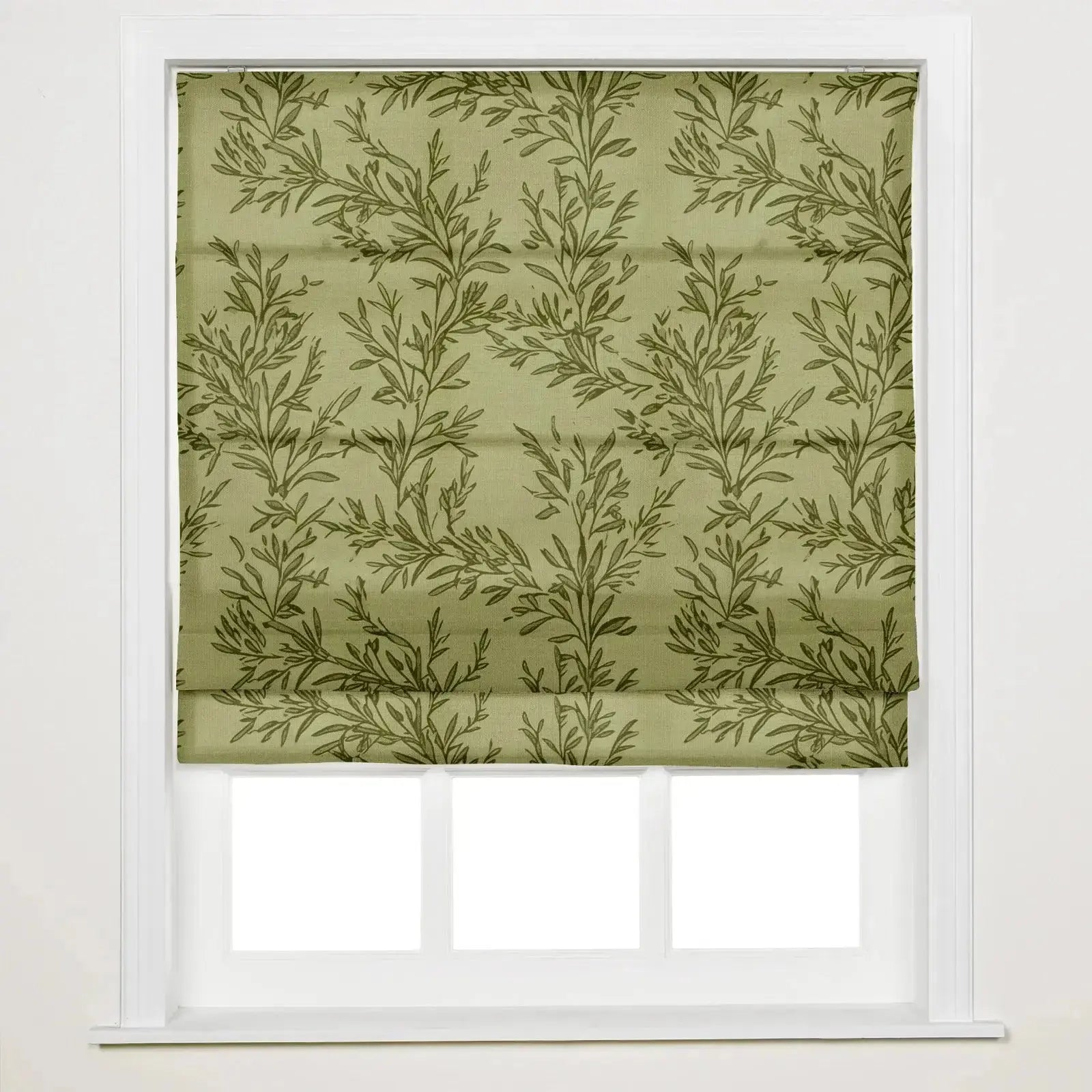 Sara Le Printed Roman Shade Cordless -TWOPAGES