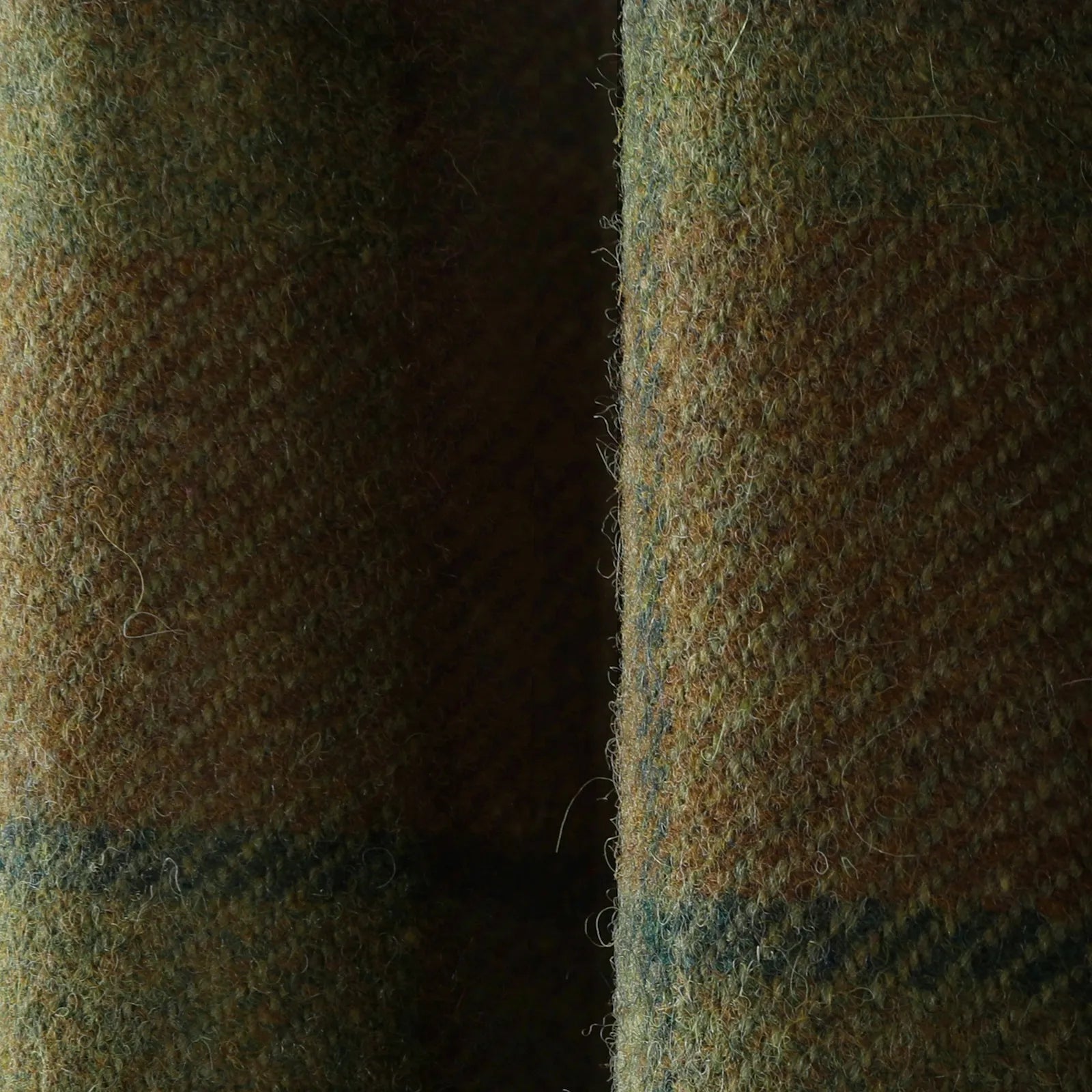 Karin Plaid Pure Wool Thermal Roman Shade Cordless