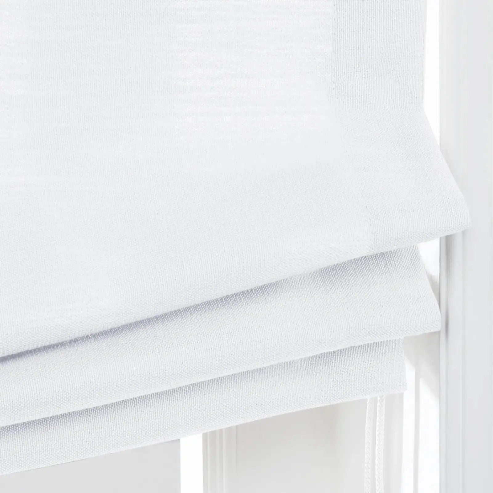 Custom Relaxed Roman Shades Cord Lift -TWOPAGES