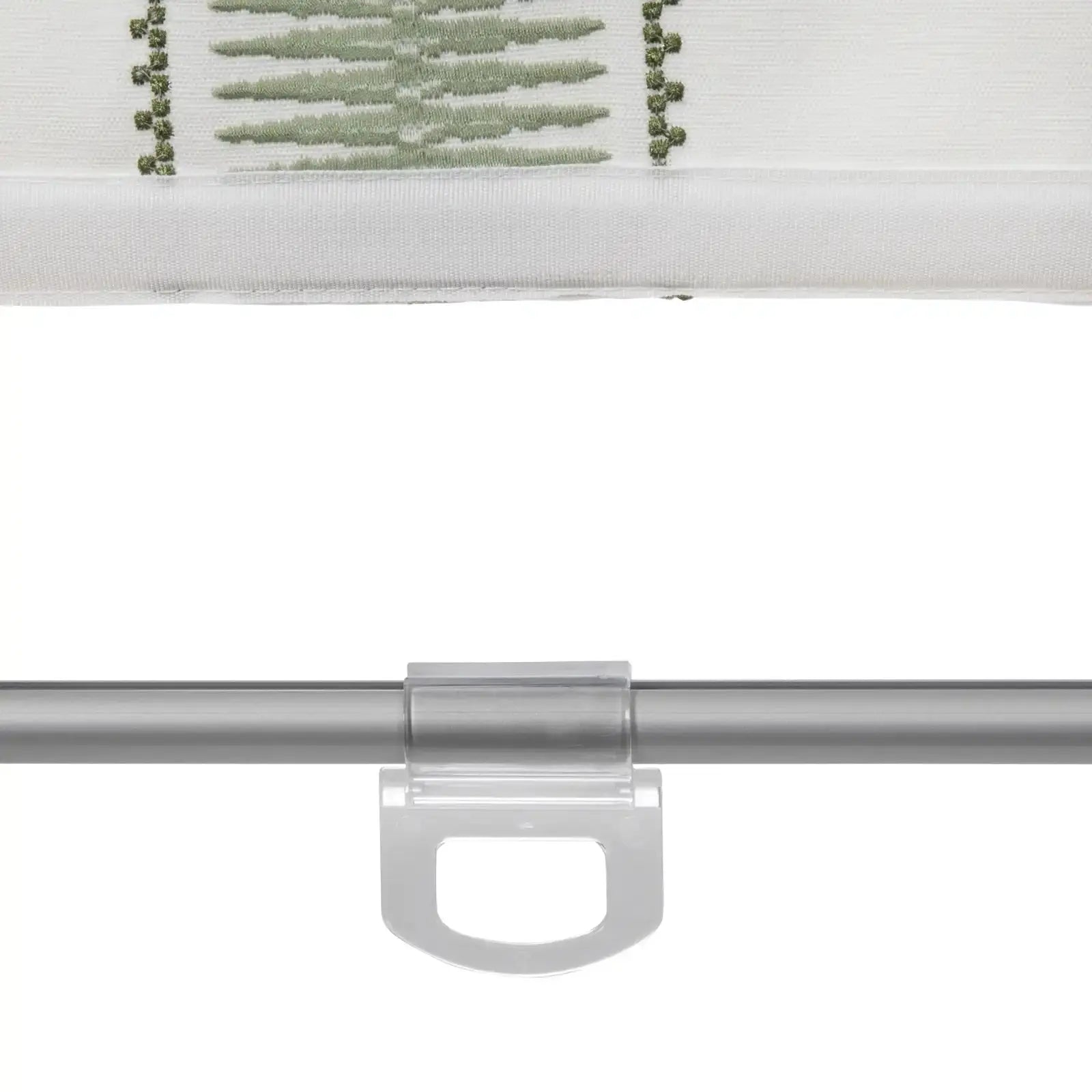 Linnea Linen Cotton Embroidered Roman Shade Cordless -TWOPAGES