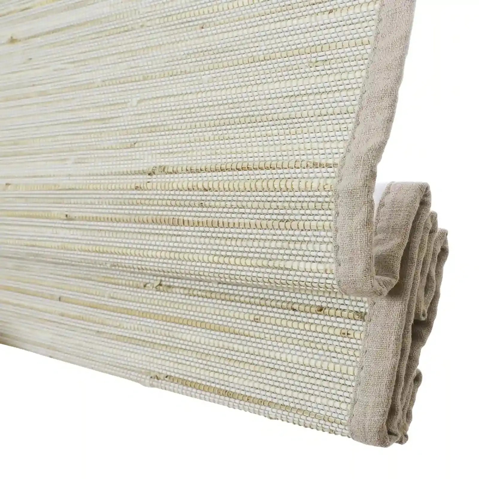 Rae Natural Ramie Jute Woven Wood Shades - Series D -TWOPAGES CURTAINS