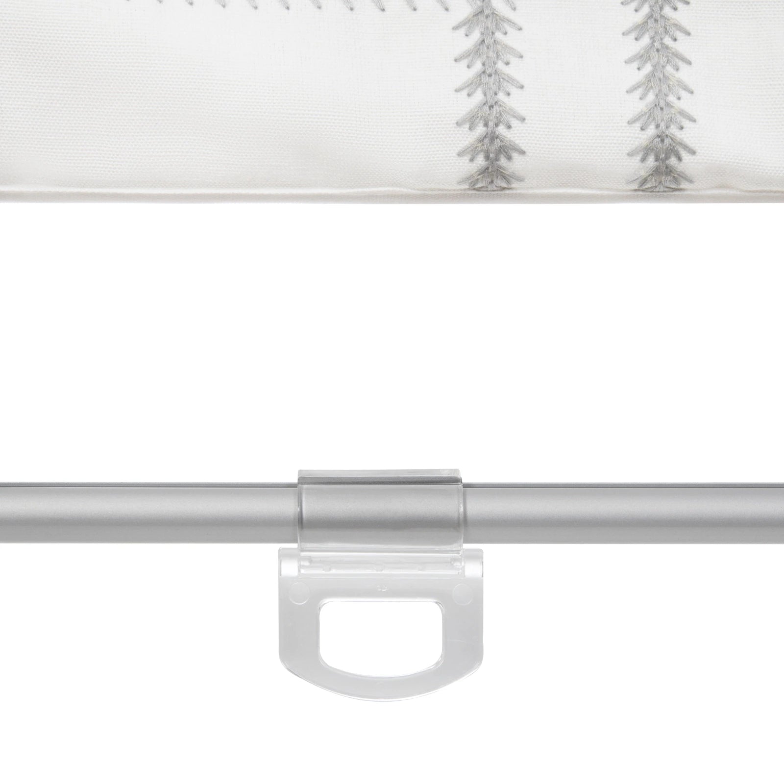 Linnea Linen Cotton Embroidered Roman Shade Cordless -TWOPAGES