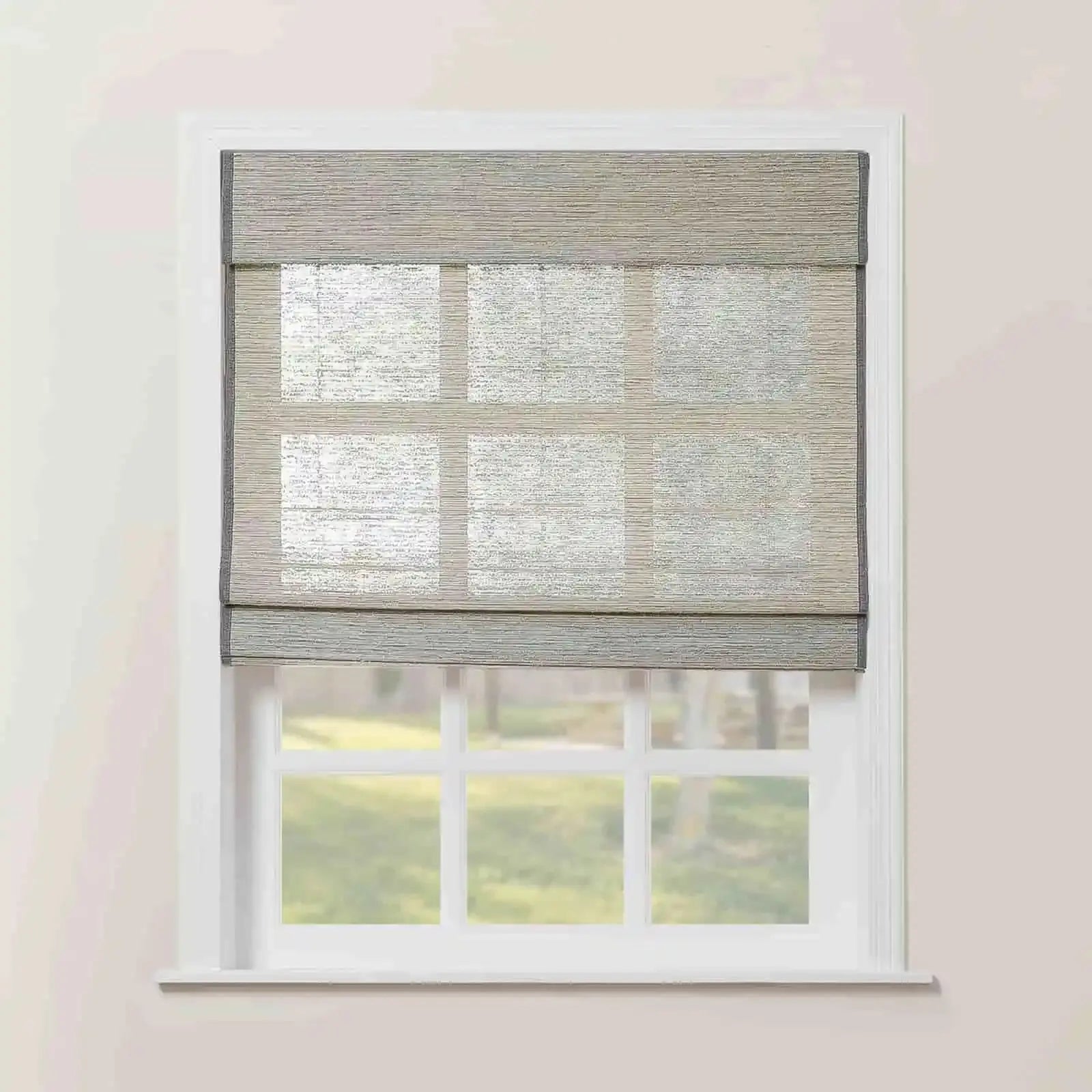Rae Natural Kenaf Woven Wood Shades - Light Khaki TWOPAGES CURTAINS
