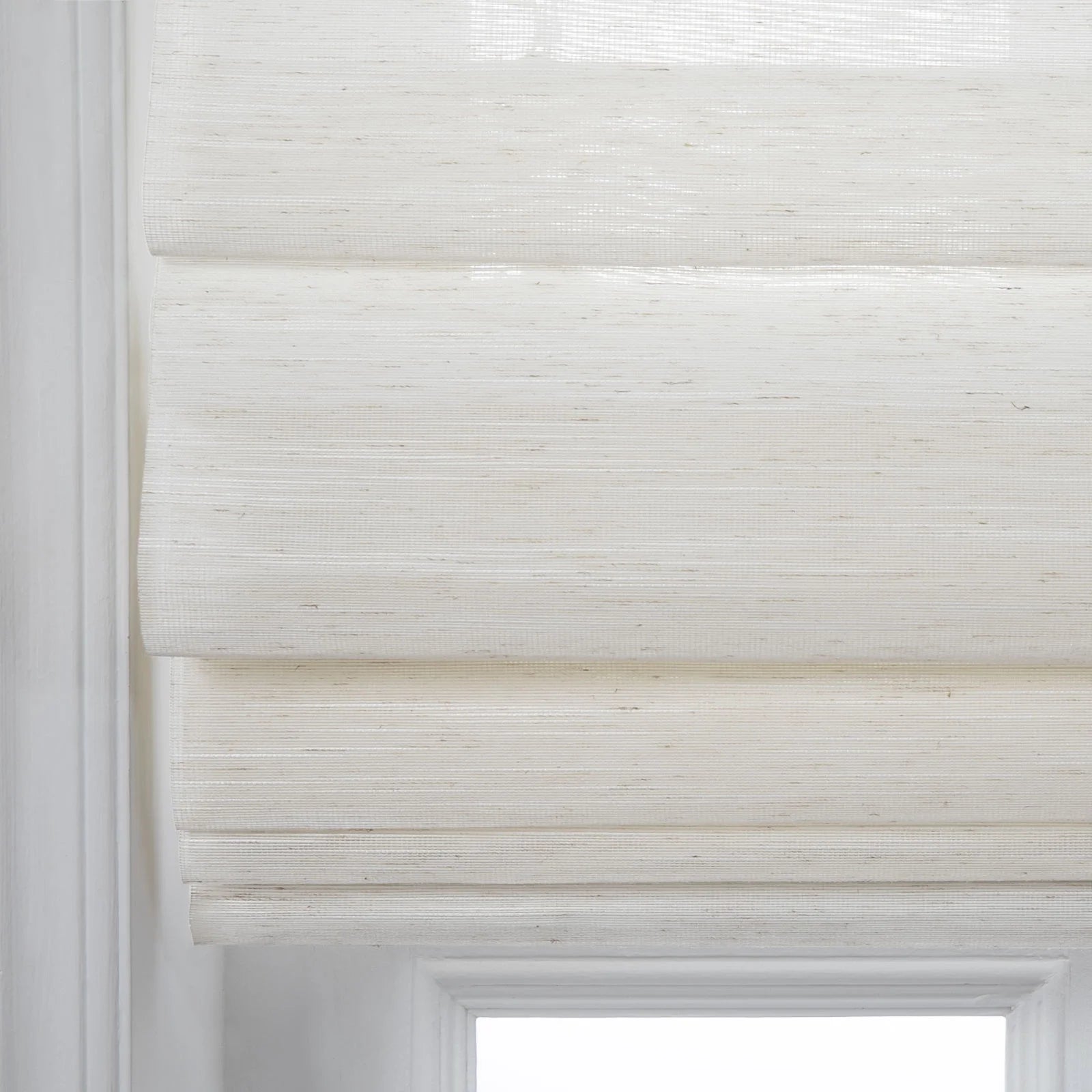 Soft Fold Sheer Roman Shades Cordless