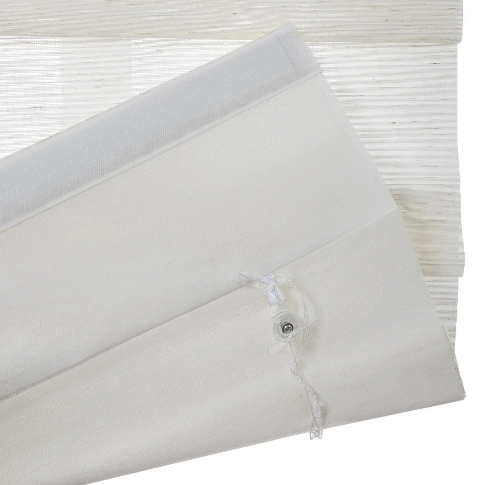 Soft Fold Sheer Roman Shades Cordless