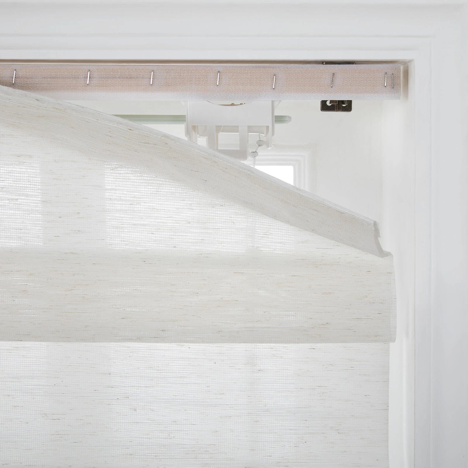 Soft Fold Sheer Roman Shades Cordless