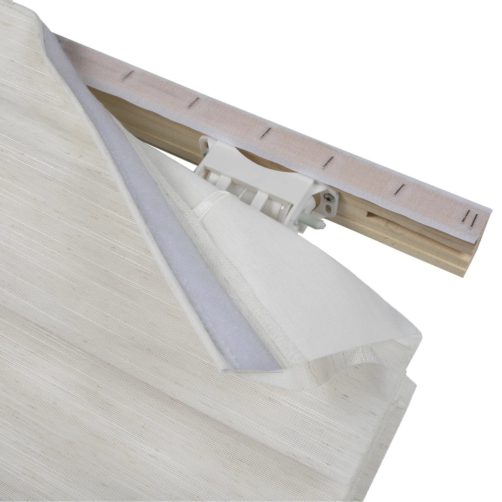 Soft Fold Sheer Roman Shades Cordless