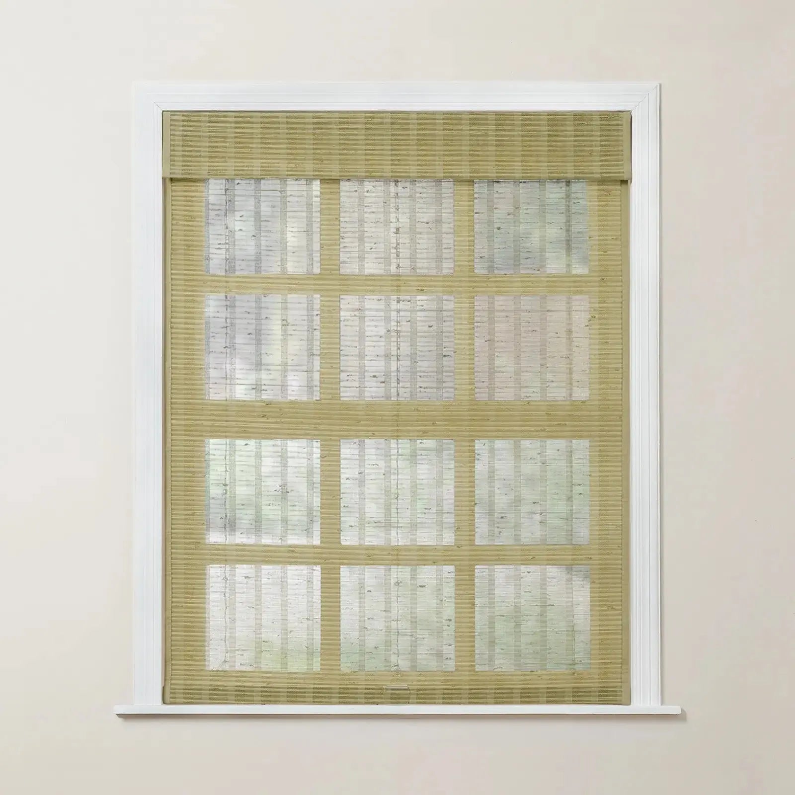 Rae Motorized Window Shades Bamboo Woven - Series P -TWOPAGES CURTAINS