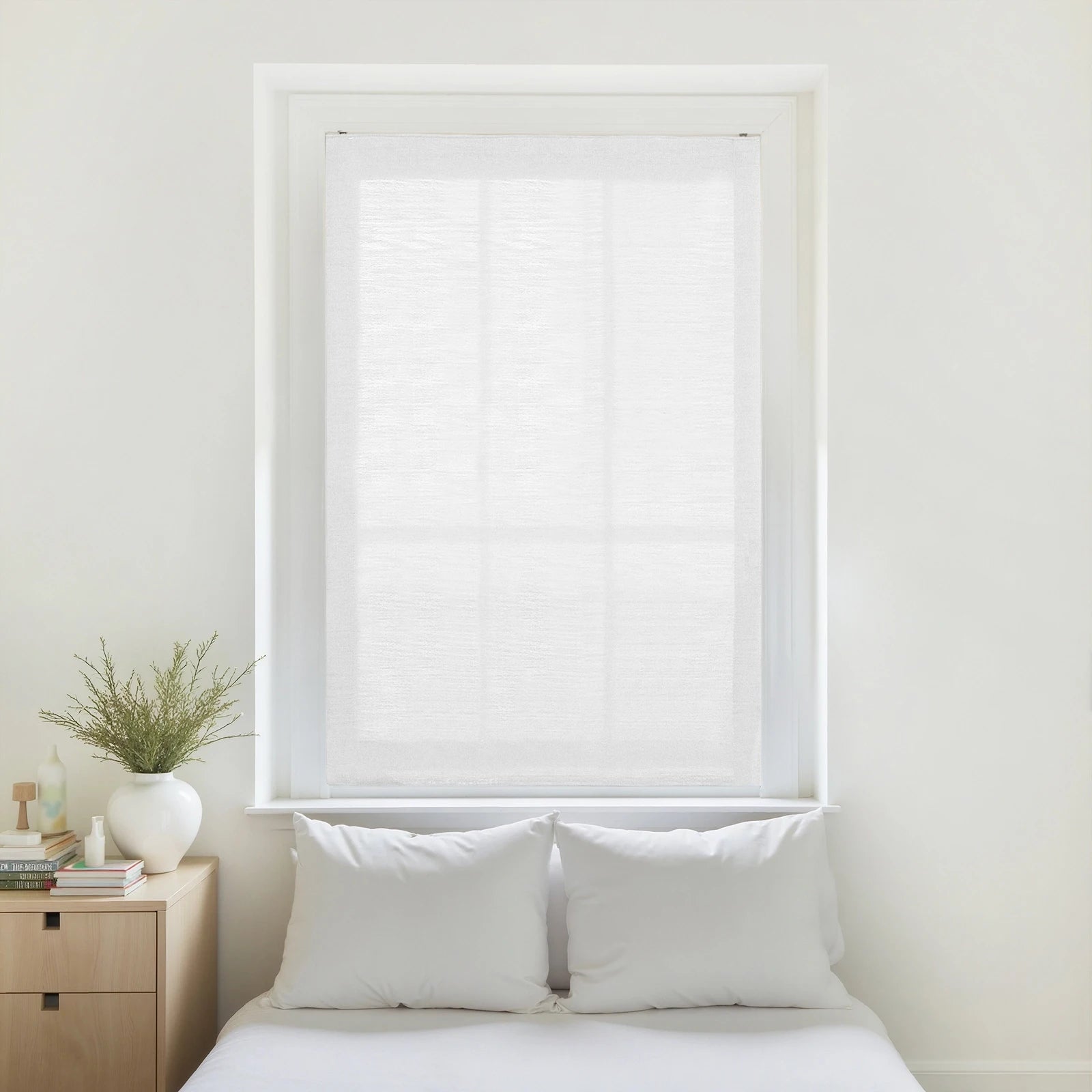 Custom Relaxed Roman Shades Cord Lift -TWOPAGES