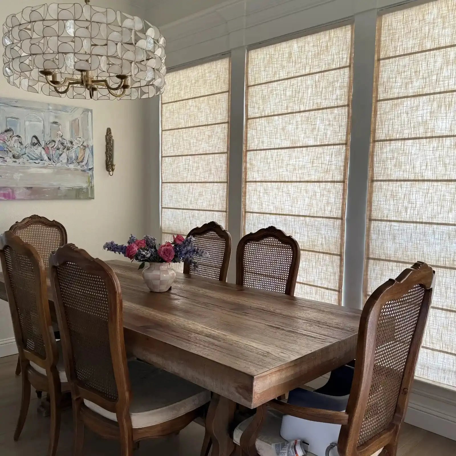 Liz Linen Roman Shade Cordless- -TWOPAGES