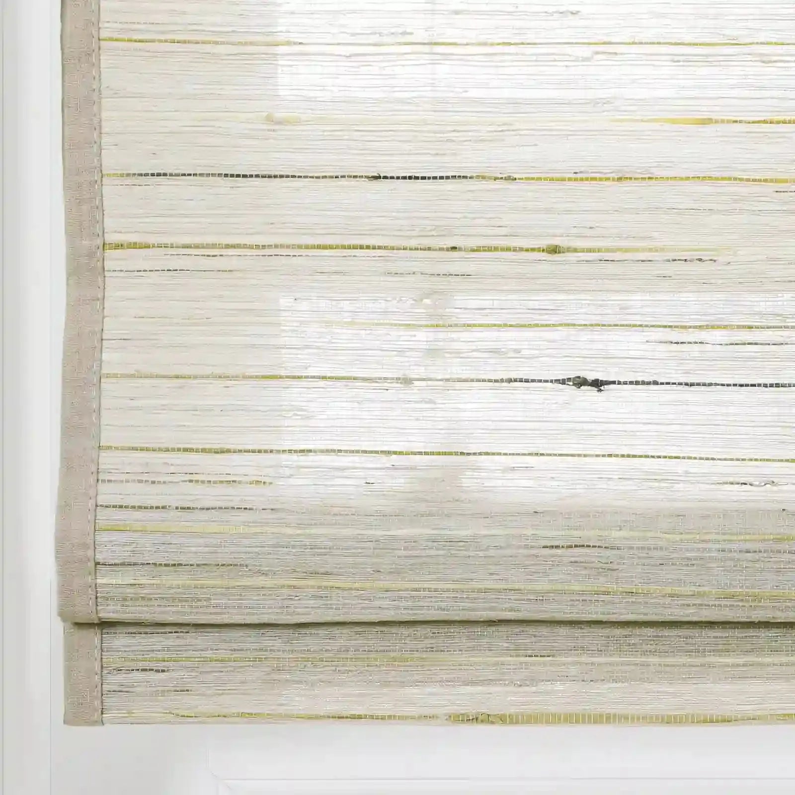 Rae Natural Ramie Jute Woven Wood Shades - Series D -TWOPAGES CURTAINS