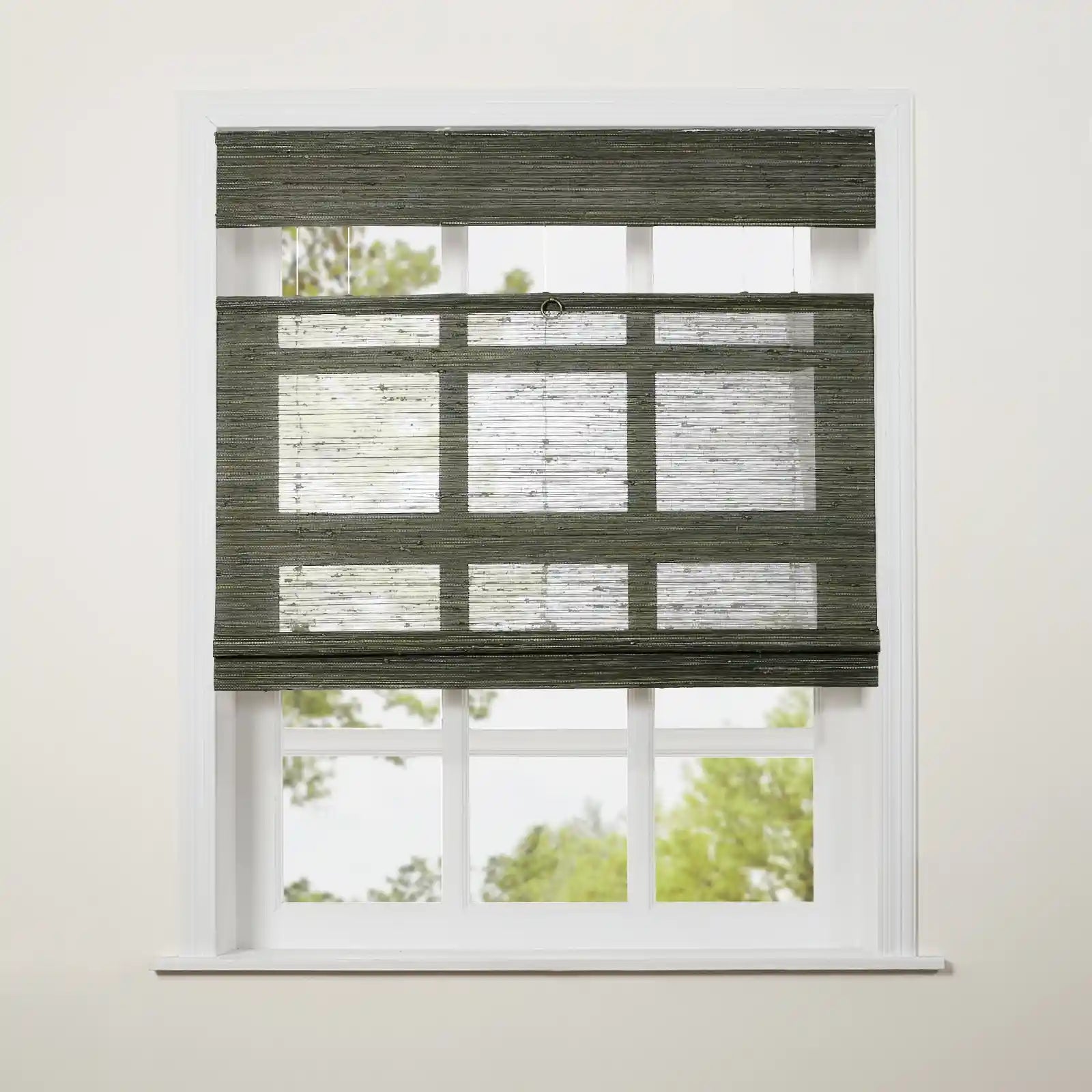 Rae Top Down Bottom Up Woven Wood Shade Cordless - Series D