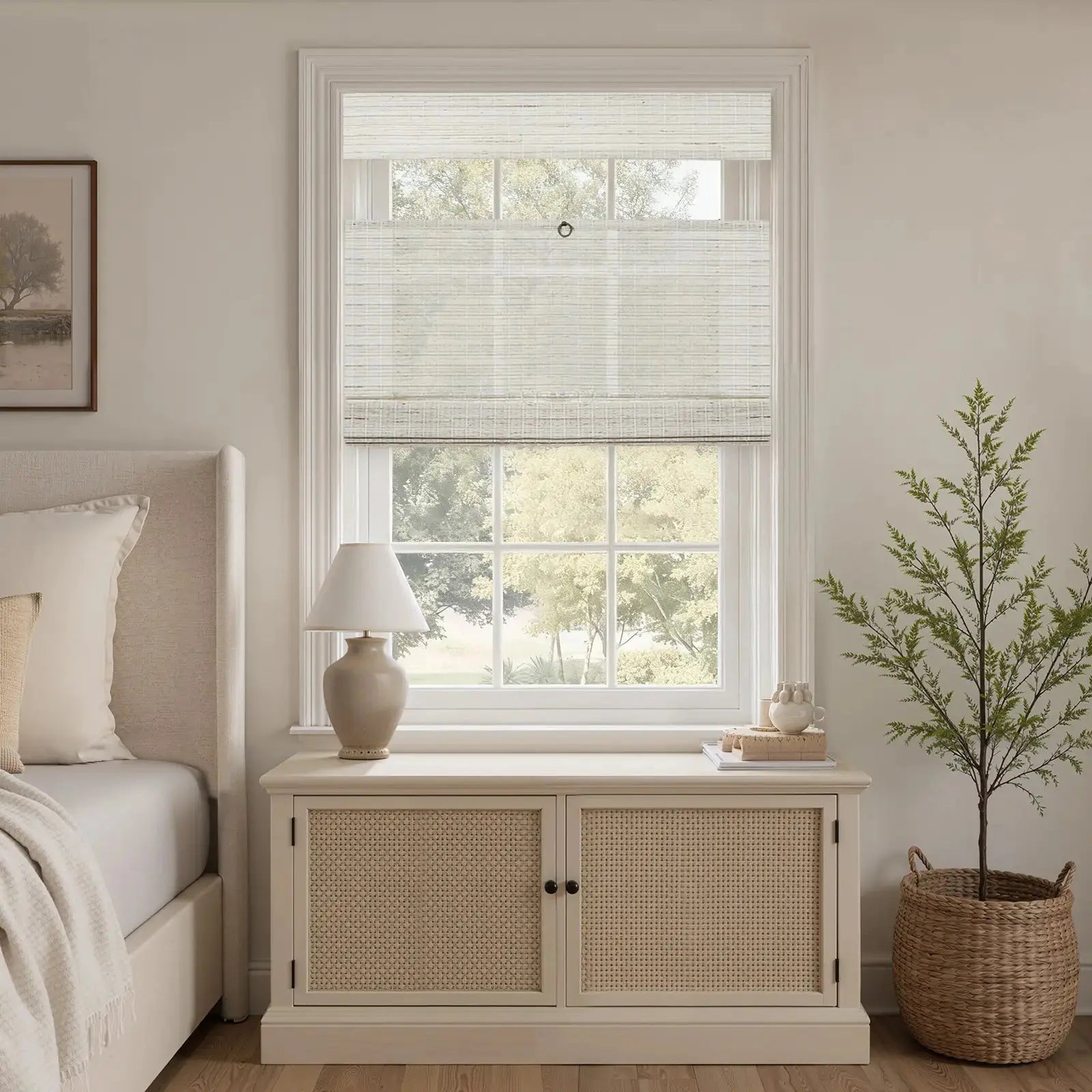 Rae Top Down Bottom Up Woven Wood Shade Cordless - Series C -TWOPAGES CURTAINS