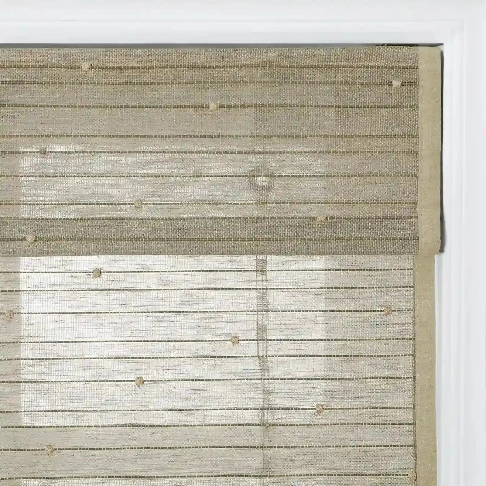 Rae Motorized Window Shades Bamboo Woven - Series P -TWOPAGES CURTAINS