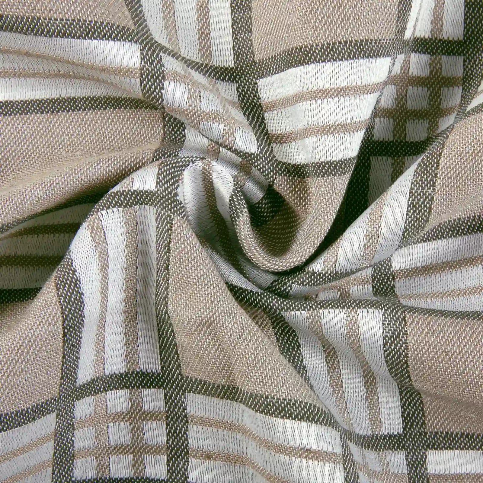 Floral print linen cotton pleated drapery for elegant insulated style