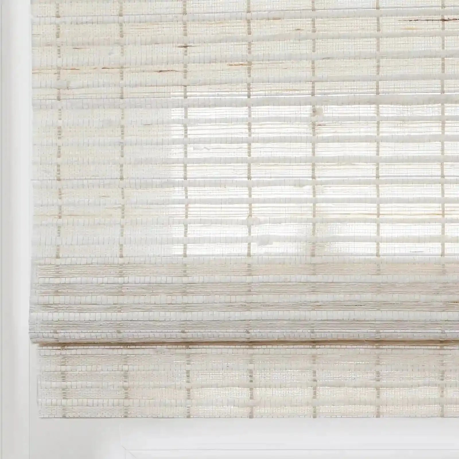 Rae Natural Ramie Jute Woven Wood Shades - Series D -TWOPAGES CURTAINS