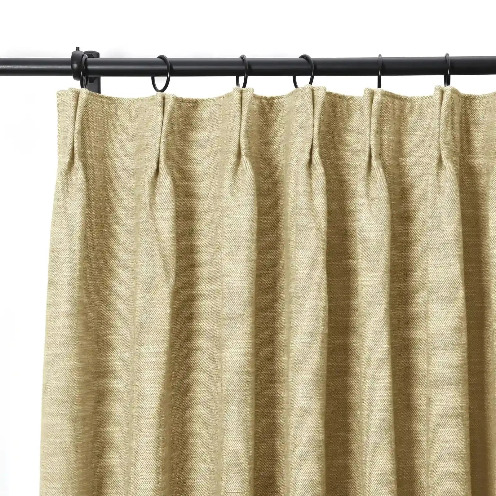 Cloe cotton blend pleated drapery for stylish insulated room design
