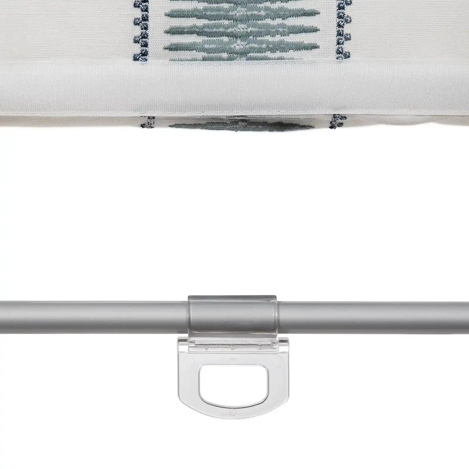 Linnea Linen Cotton Embroidered Roman Shade Cordless -TWOPAGES