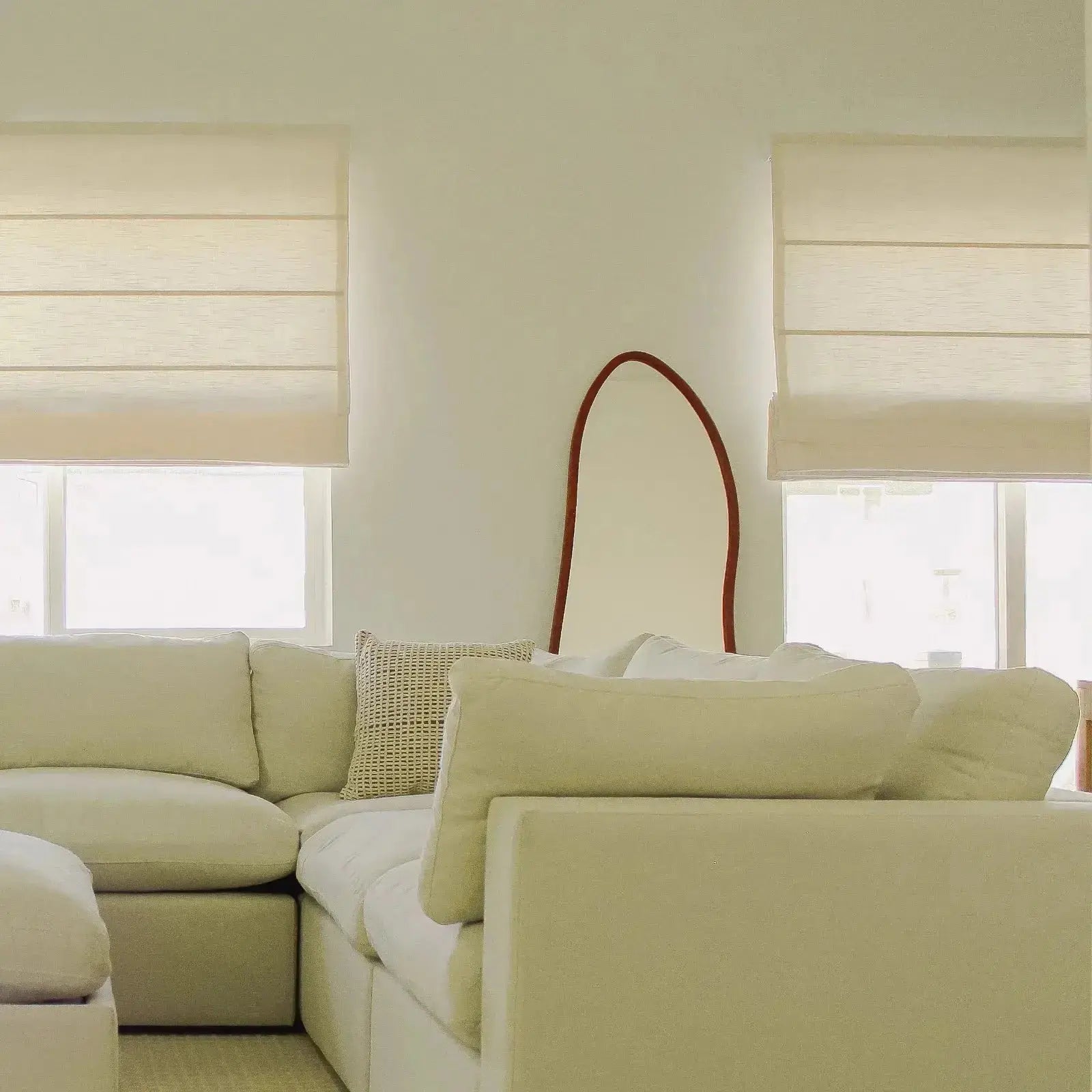 Jawara Linen Cotton Roman Shade Cordless -TWOPAGES