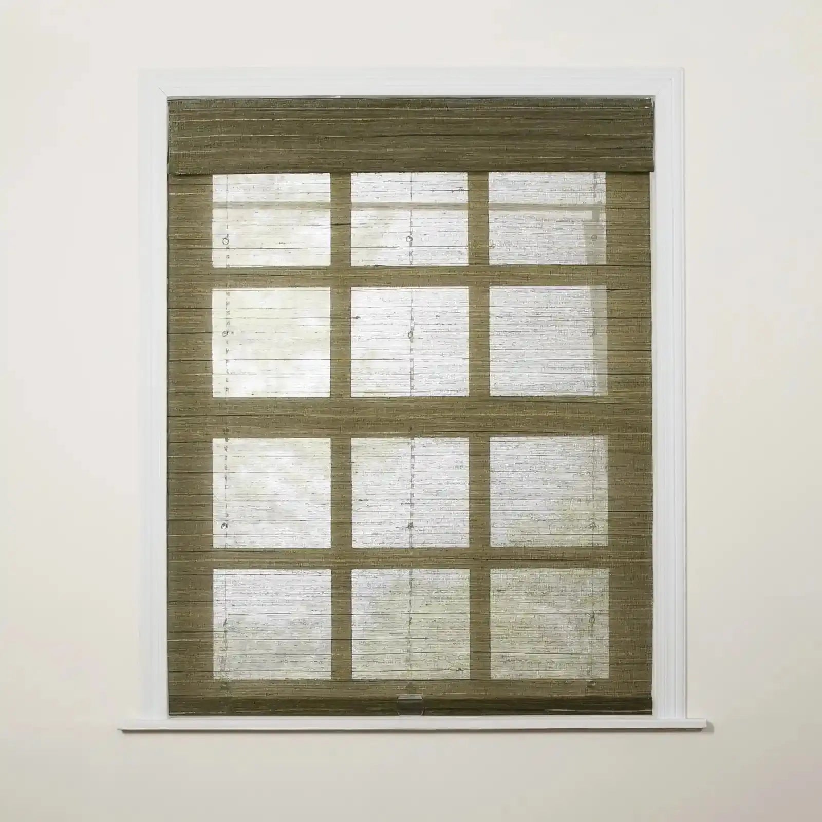 Rae Natural Ramie Jute Woven Wood Shades - Series D -TWOPAGES CURTAINS