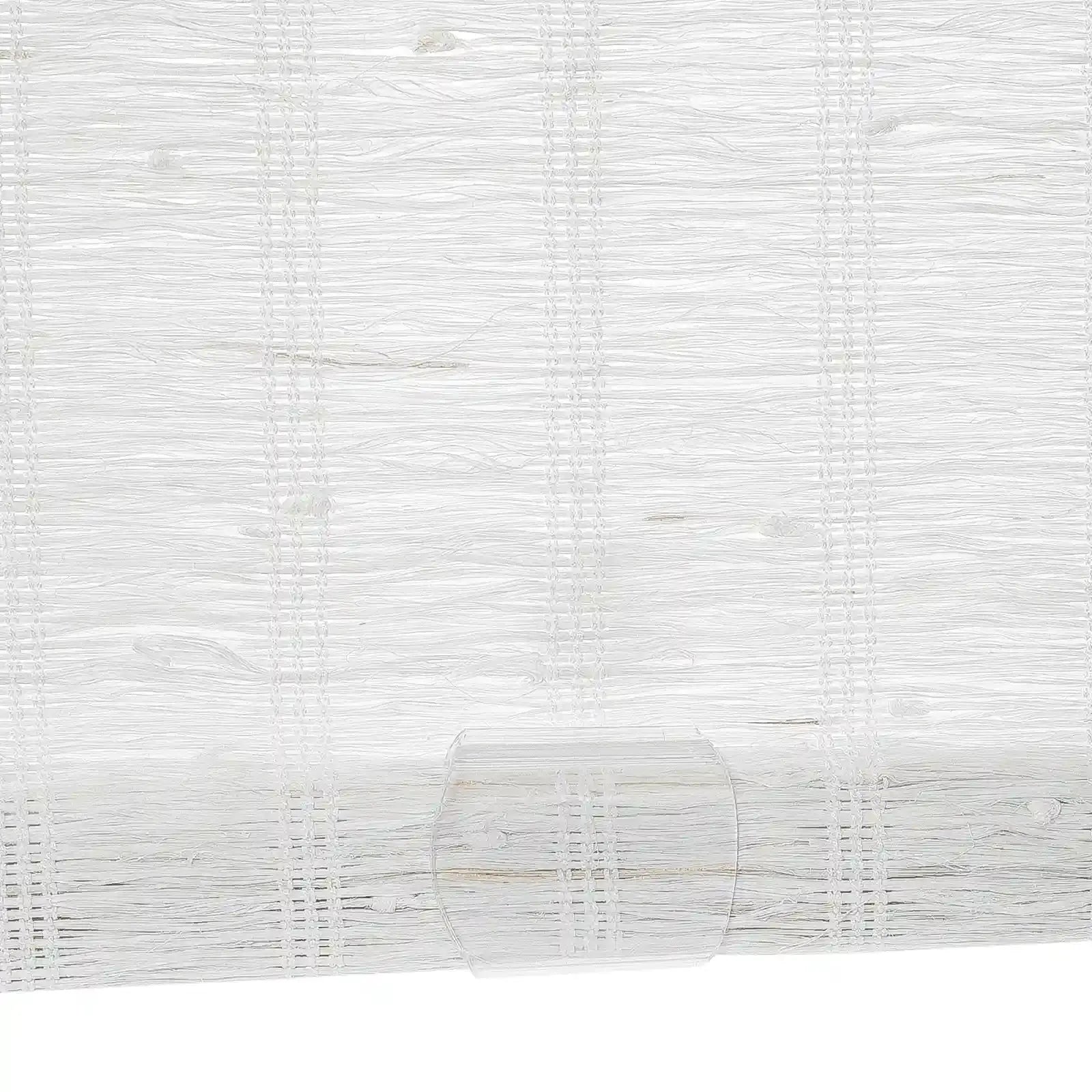 Rae Natural Ramie Flax Woven Wood Shades - Series C -TWOPAGES CURTAINS