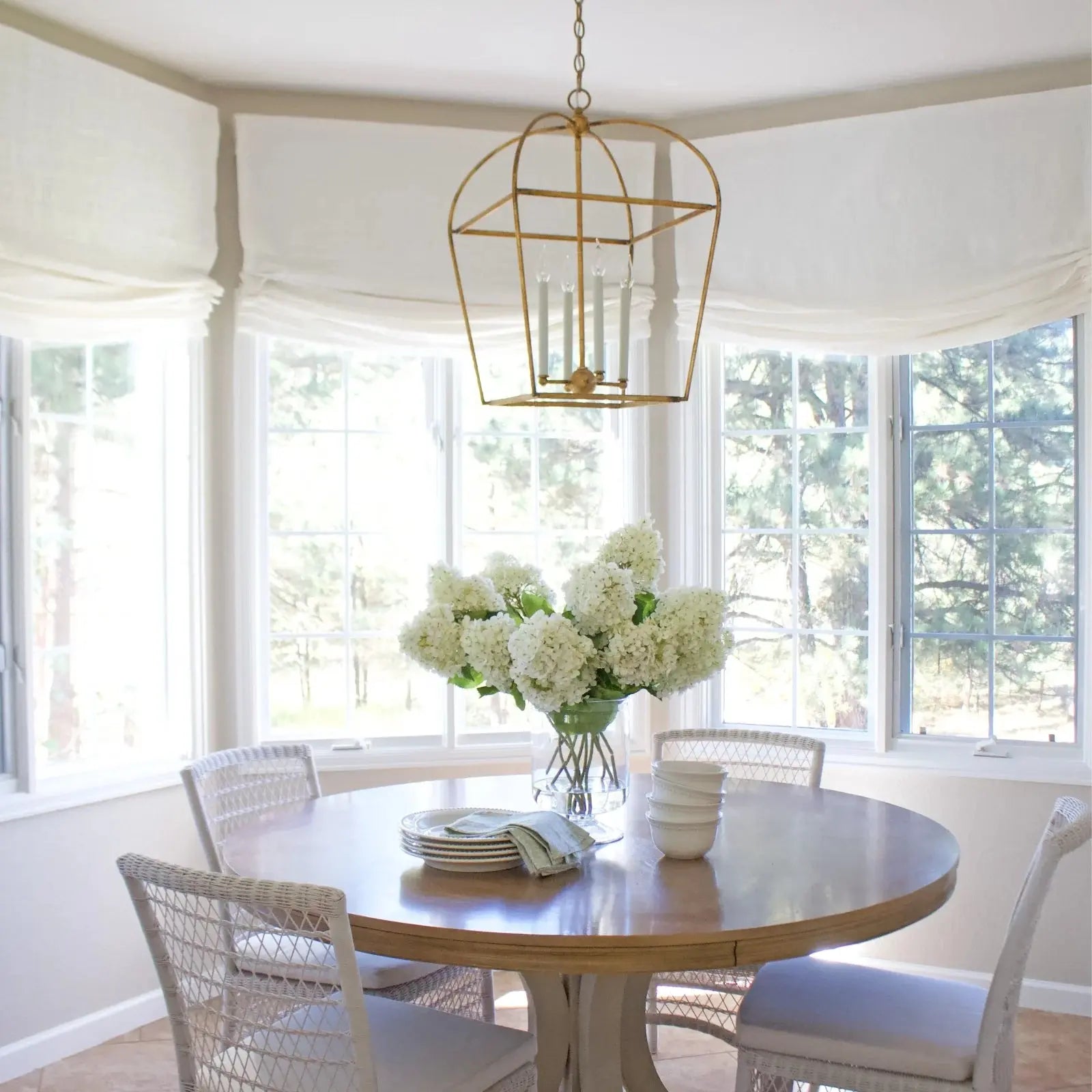 Custom Relaxed Roman Shades Cord Lift- -TWOPAGES