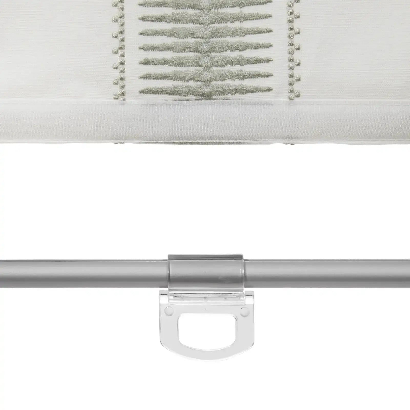 Linnea Linen Cotton Embroidered Roman Shade Cordless -TWOPAGES