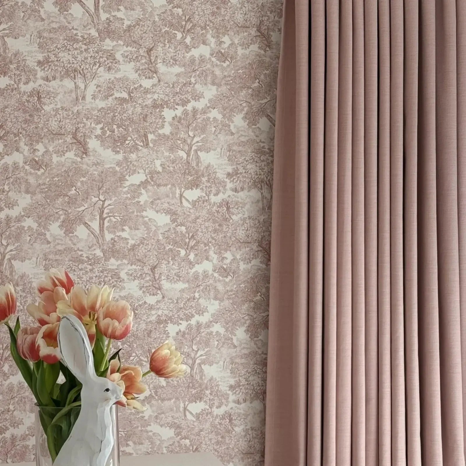 Isabella heavyweight cotton pleated drapery for elegant insulated interiors