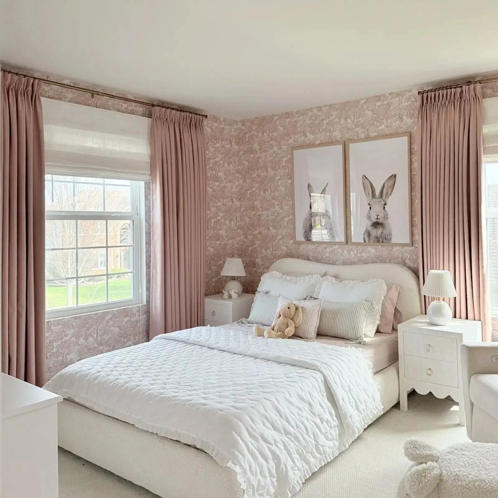 Isabella heavyweight cotton pleated drapery for elegant insulated interiors