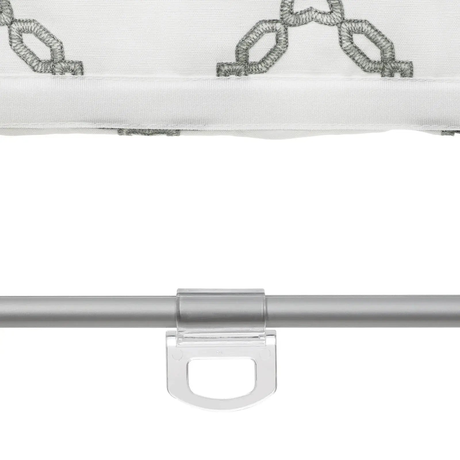 Linnea Linen Cotton Embroidered Roman Shade Cordless -TWOPAGES