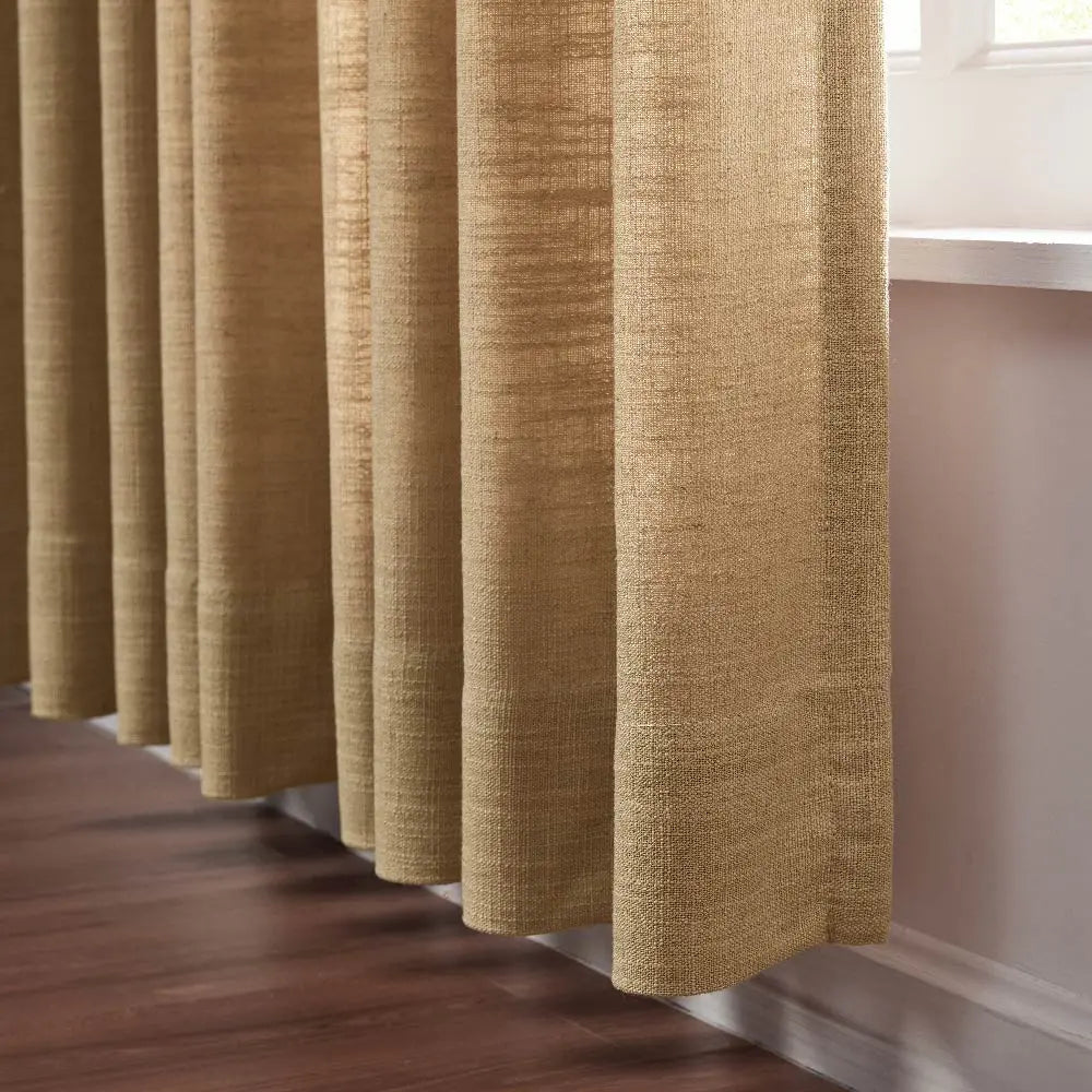 linen extra wide pleated drapery for elegant insulated interiors